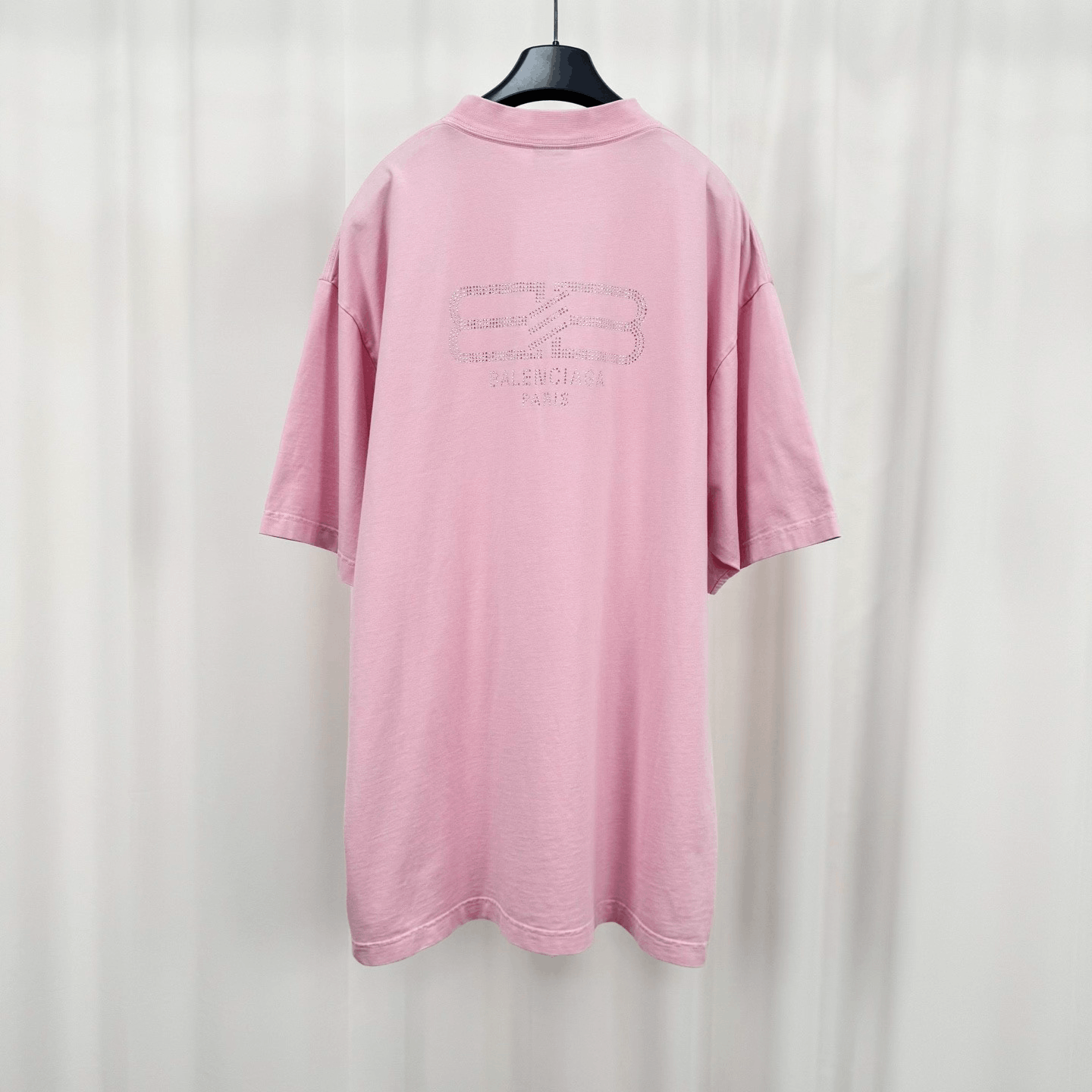 Balenciaga Balenciaga Back Crystal Letter Short Sleeve Size M / US 6-8 / IT 42-44 - 2 Thumbnail