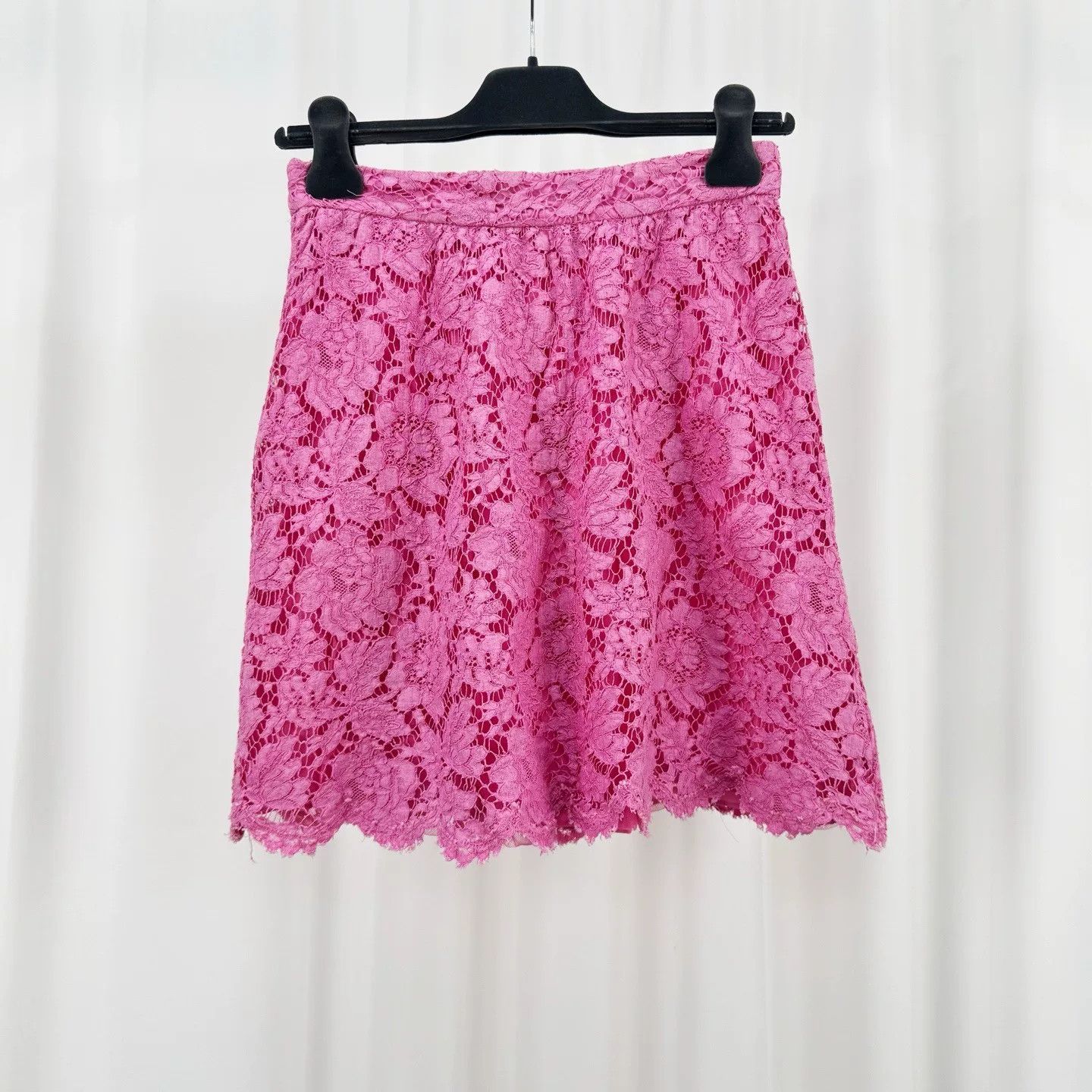 Valentino Valentino Embroidered Lace Double-Layer Skirt Size 40" / US 18 - 2 Thumbnail