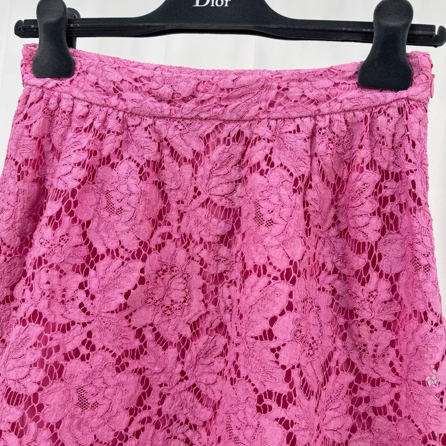 Valentino Valentino Embroidered Lace Double-Layer Skirt Size 40" / US 18 - 4 Thumbnail