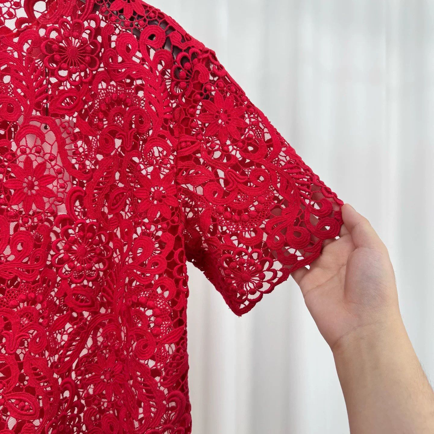 Valentino Valentino New Main Line Double Layer Lace Top Size S / US 4 / IT 40 - 4 Thumbnail