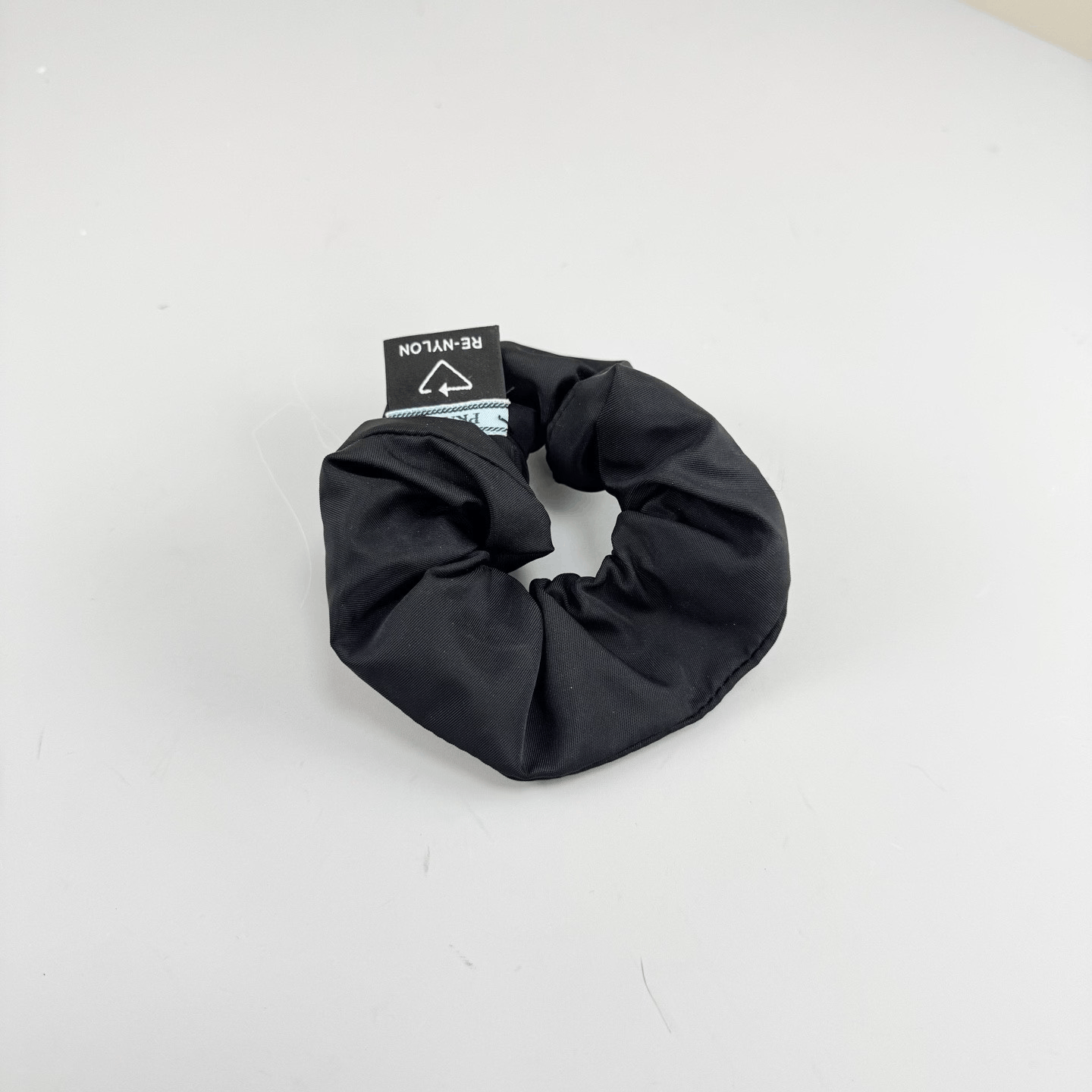 Prada Prada Triangle Logo Nylon Scrunchie Size ONE SIZE - 3 Thumbnail