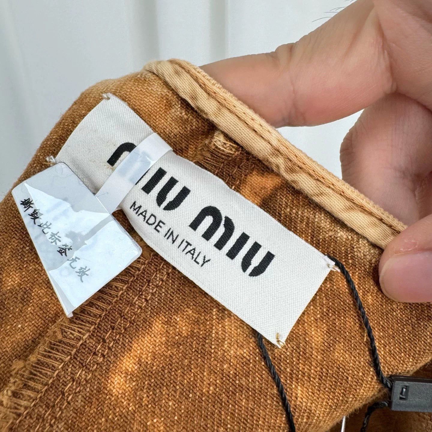 Miu Miu Miu Miu New Washed Embroidered Letter Denim Vest Size XS / US 0-2 / IT 36-38 - 5 Thumbnail