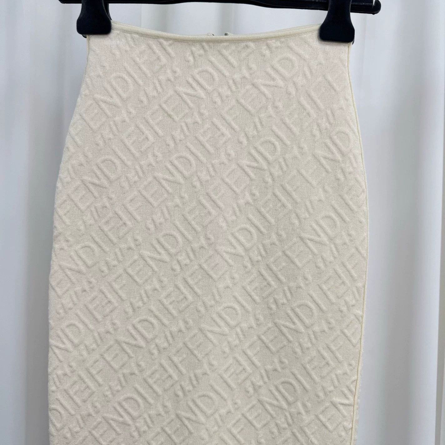 Fendi Fendi x Skims Embossed Letter Midi Skirt Size 36" / US 14 / IT 50 - 3 Thumbnail