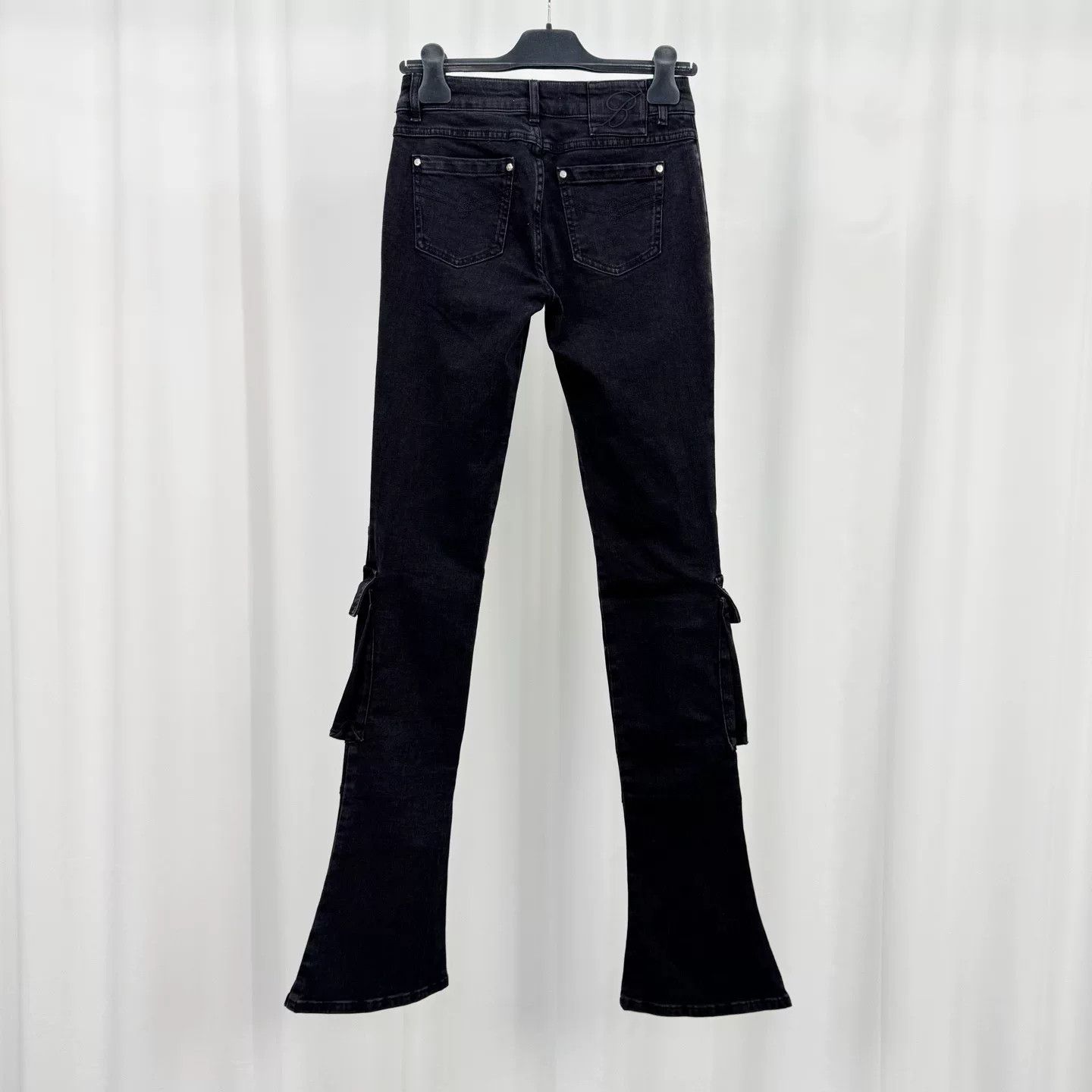 Blumarine Blumarine Jisoo Belt-Decorated Flared Jeans Size 38" / US 16 / IT 52 - 2 Thumbnail