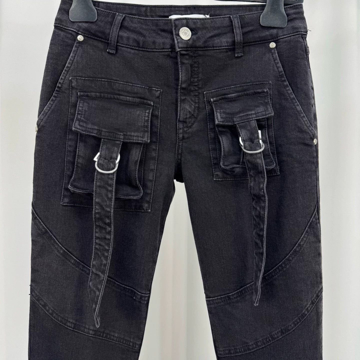 Blumarine Blumarine Jisoo Belt-Decorated Flared Jeans Size 38" / US 16 / IT 52 - 3 Thumbnail