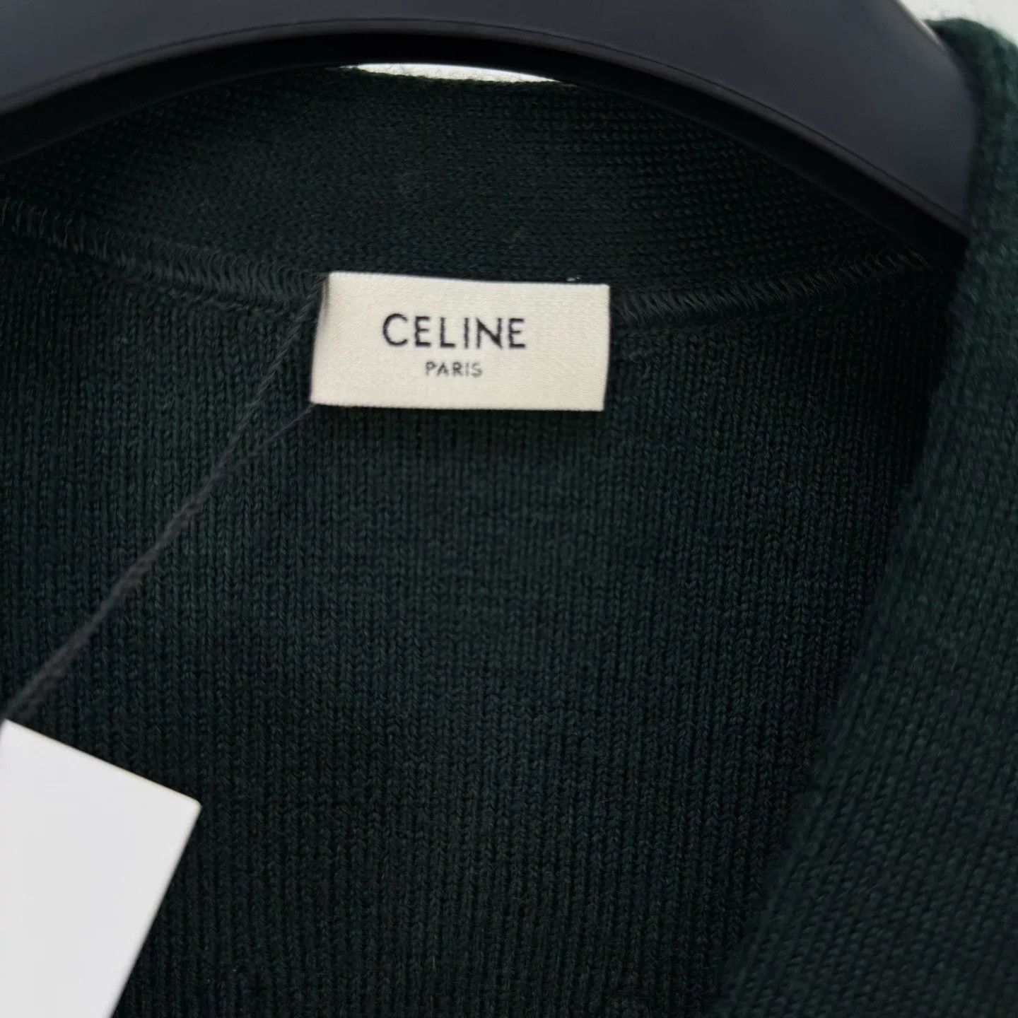 Celine Celine 25 New Embroidered Logo Wool Cardigan Size S / US 4 / IT 40 - 6 Thumbnail