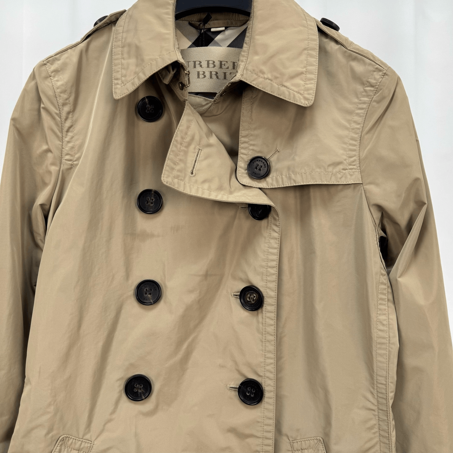 Burberry Burberry Double-Breasted Trench Coat Check Lining Size XS / US 0-2 / IT 36-38 - 3 Thumbnail