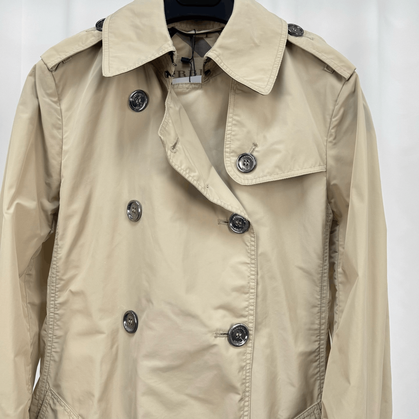 Burberry Burberry Double-Breasted Trench Coat Size XXS / US 00 / IT 34 - 3 Thumbnail