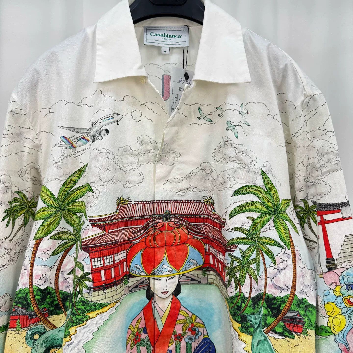 Casablanca Casablanca Kimono Girl Letter Print Shirt Size M / US 6-8 / IT 42-44 - 3 Thumbnail