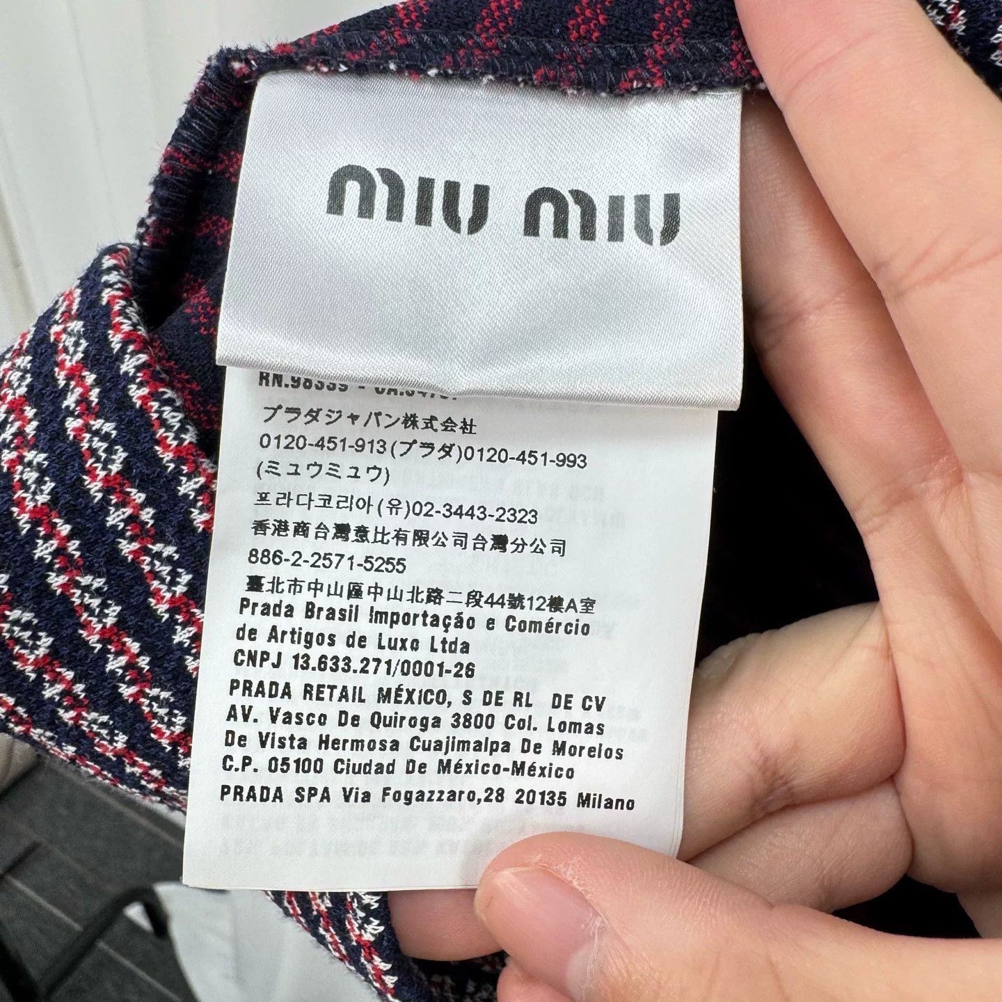 Miu Miu Miu Miu Ruffle Rhinestone Colorblock Knit Dress Size XS / US 0-2 / IT 36-38 - 6 Thumbnail