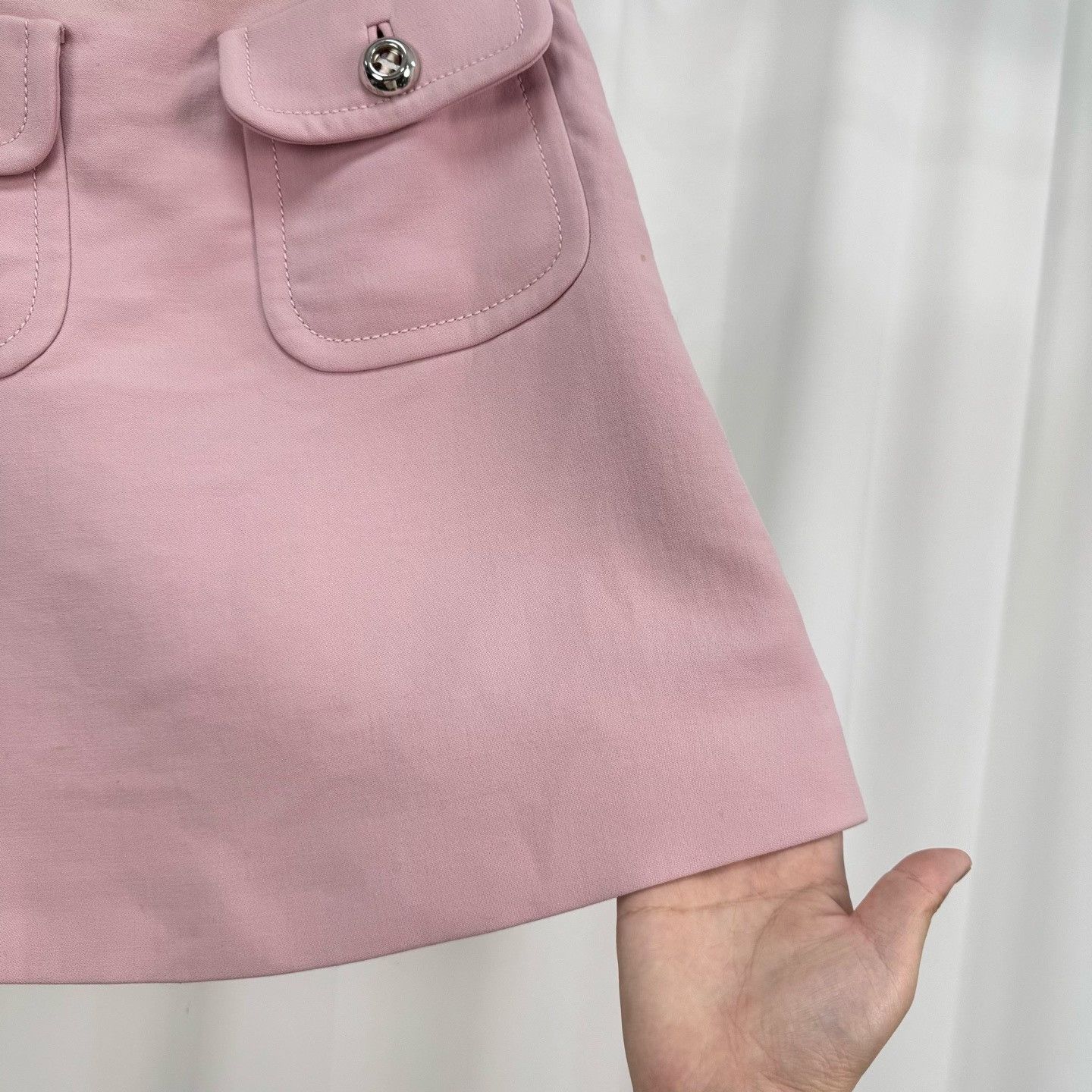 Prada Prada Pink Wool Midi Skirt Size 38" / US 16 / IT 52 - 3 Thumbnail