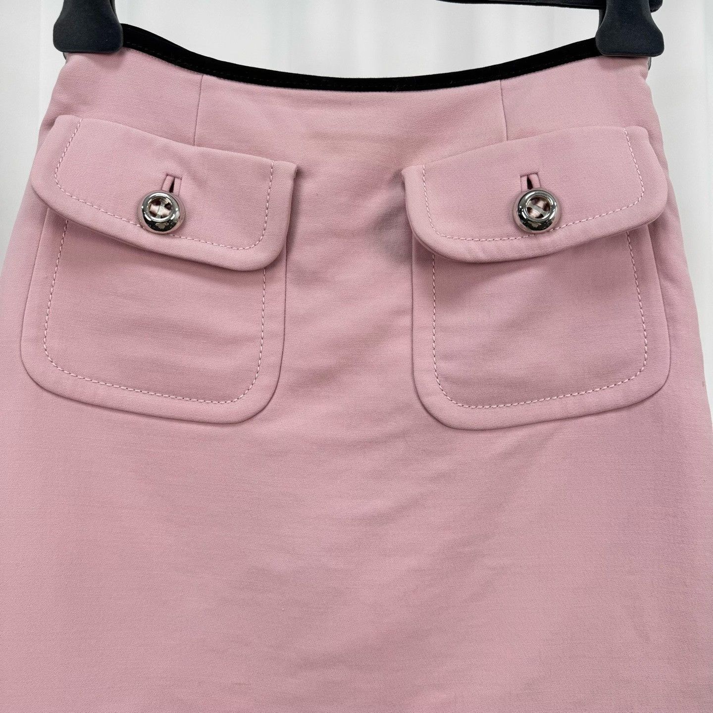 Prada Prada Pink Wool Midi Skirt Size 38" / US 16 / IT 52 - 2 Thumbnail