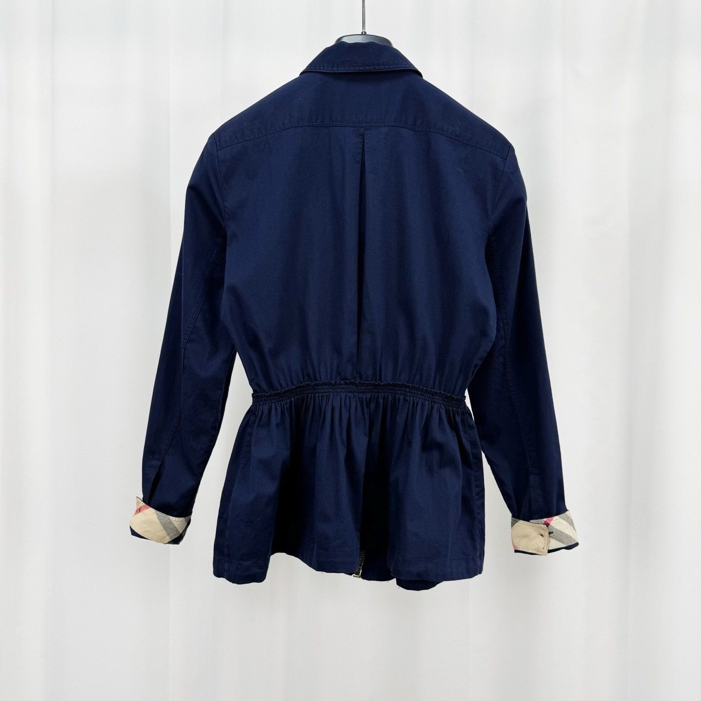 Burberry Burberry Zip Waist Cinch Plaid Coat Size XS / US 0-2 / IT 36-38 - 2 Thumbnail