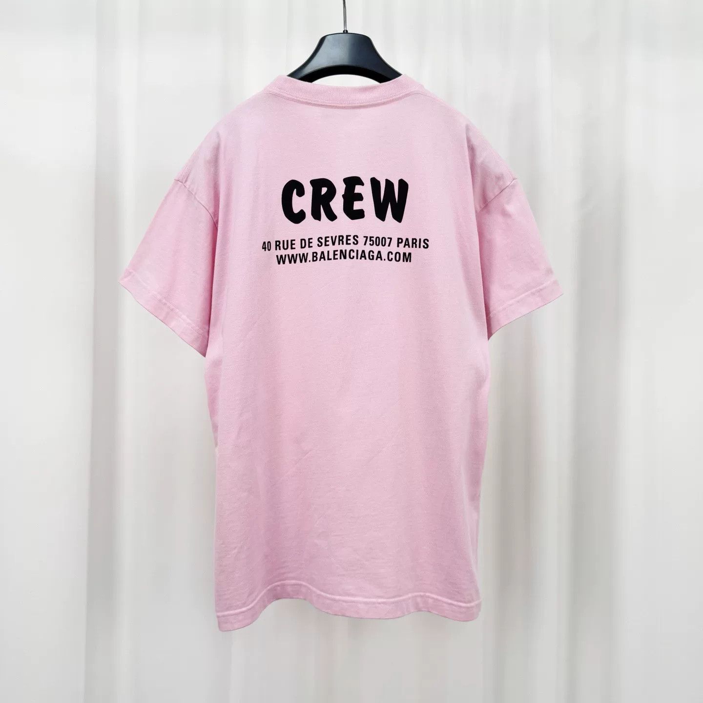Balenciaga Balenciaga Crew Neck Printed Letter Tee Size S / US 4 / IT 40 - 2 Thumbnail