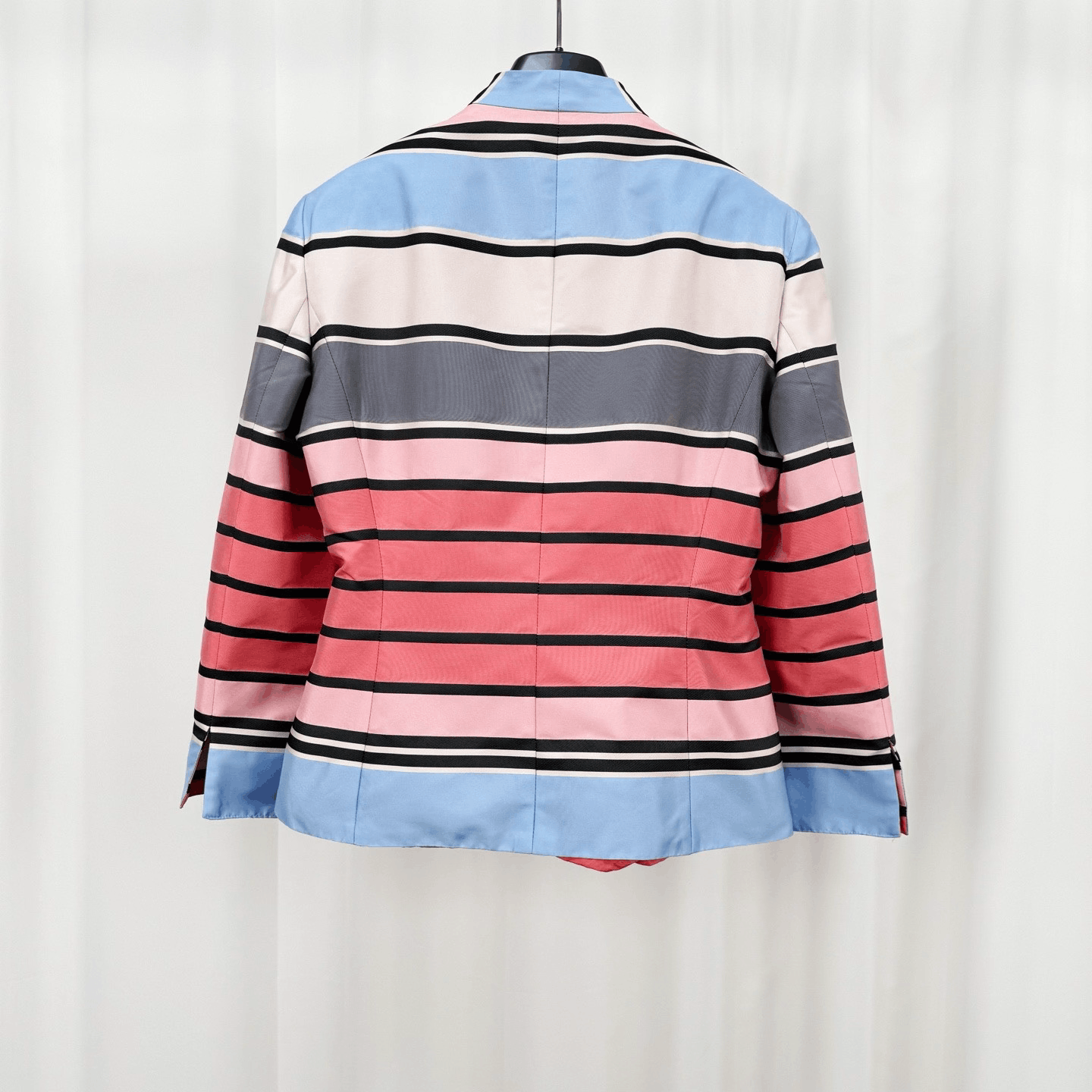 Armani Armani Striped Shoulder Pad Blazer Size M / US 6-8 / IT 42-44 - 2 Thumbnail