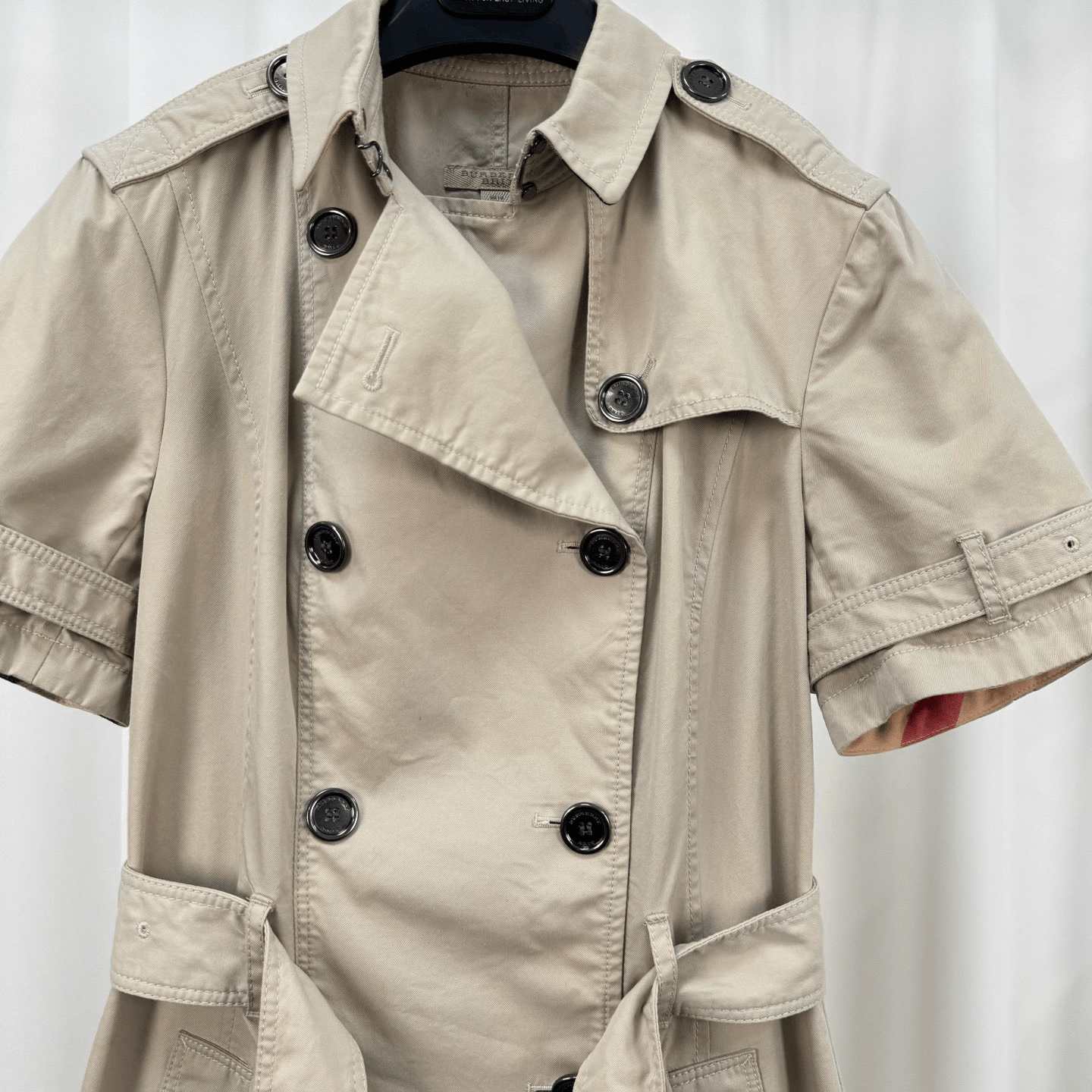 Burberry Burberry Double-Breasted Short-Sleeve Trench Size S / US 4 / IT 40 - 3 Thumbnail
