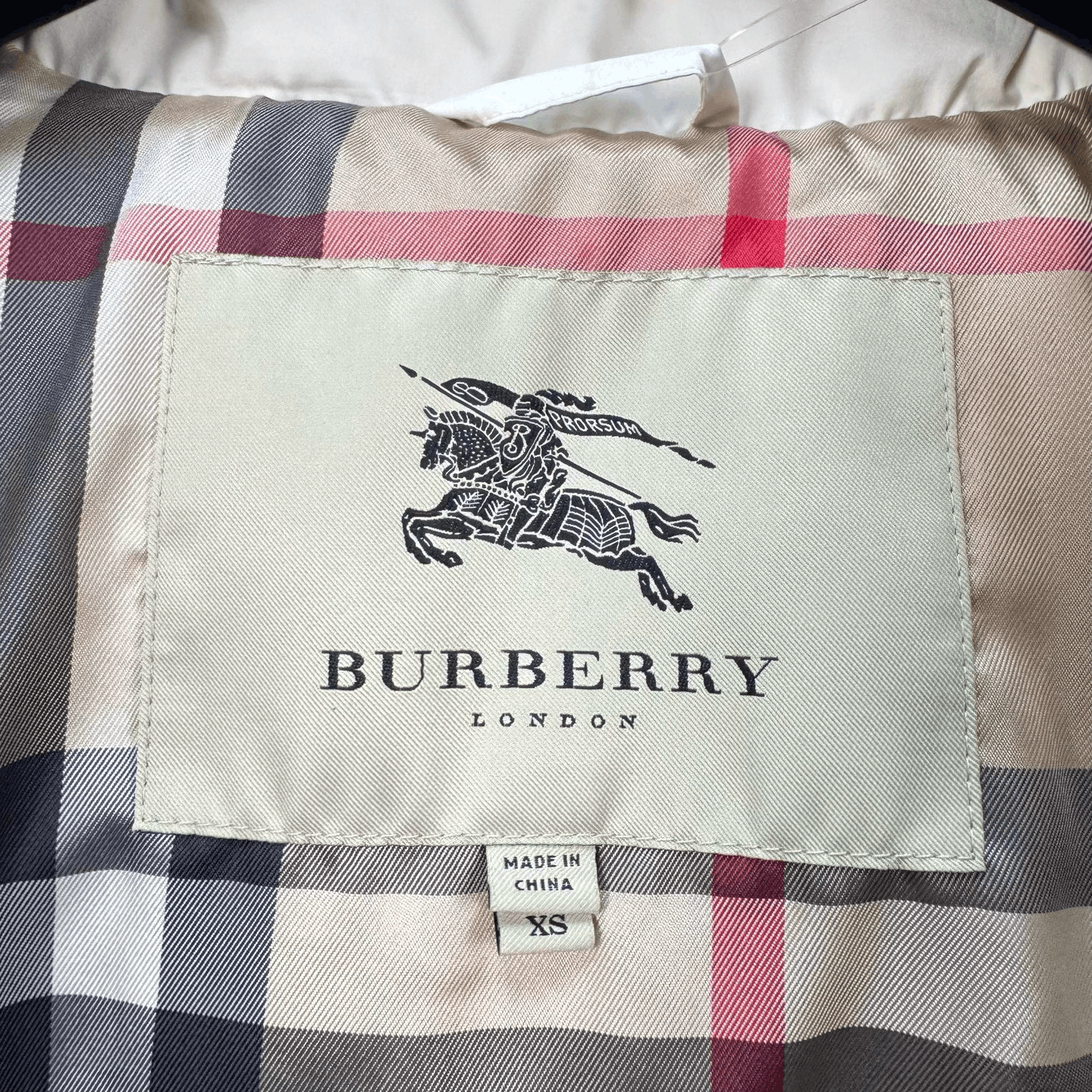Burberry Burberry Check Lined Down Jacket Size XS / US 0-2 / IT 36-38 - 6 Thumbnail