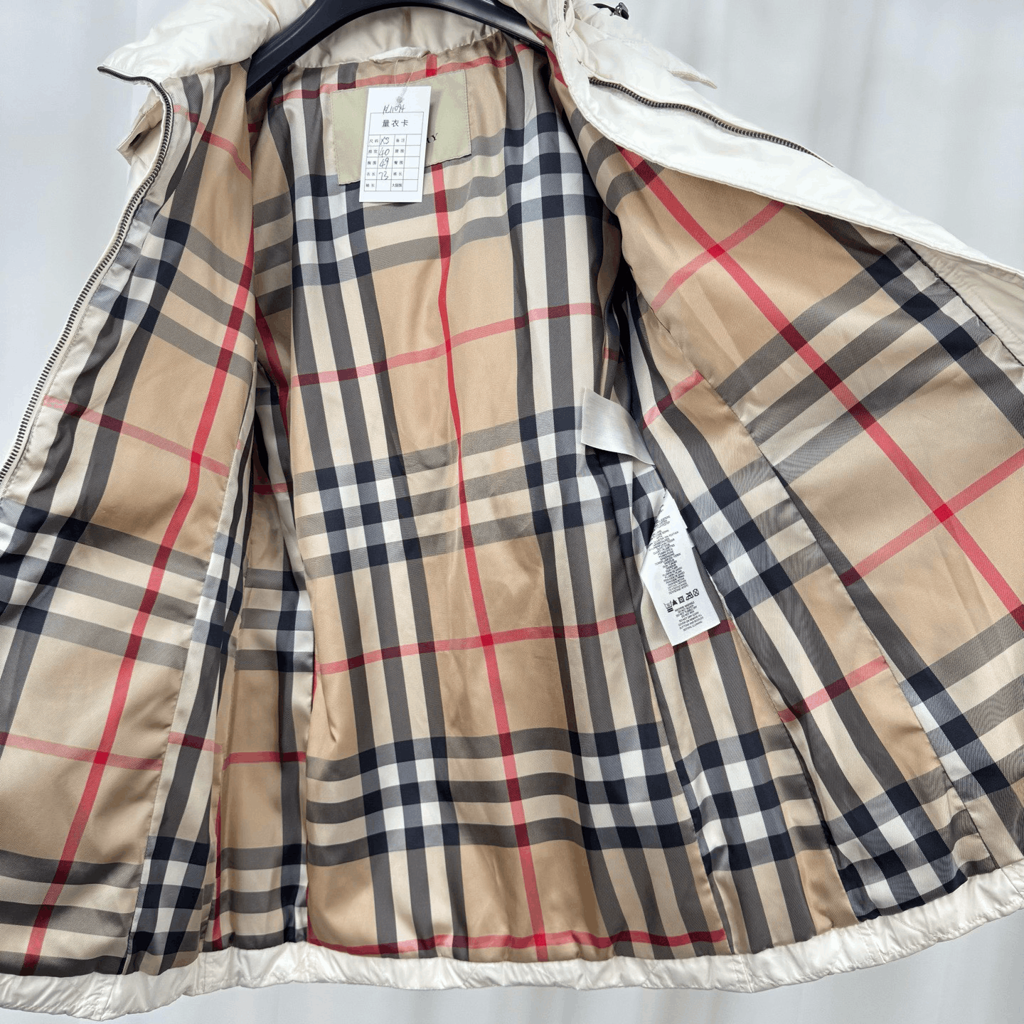Burberry Burberry Check Lined Down Jacket Size XS / US 0-2 / IT 36-38 - 5 Thumbnail