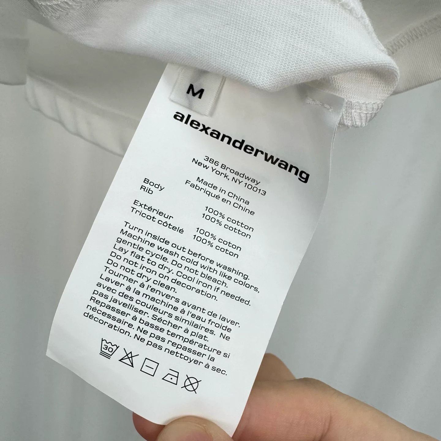 Alexander Wang Alexander Wang Pocket Slogan Letter Tee Size M / US 6-8 / IT 42-44 - 7 Thumbnail