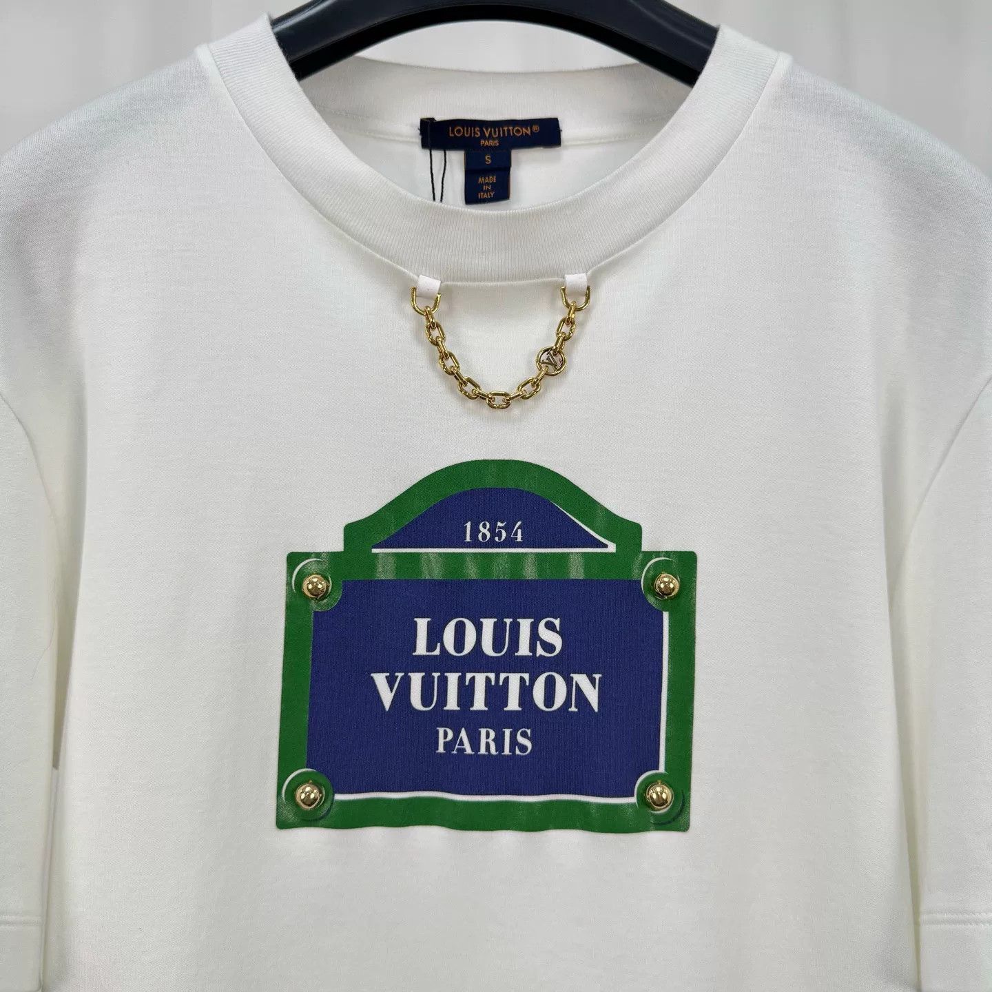 Louis Vuitton Louis Vuitton 23SS Chain Print Tee Size S / US 4 / IT 40 - 3 Thumbnail