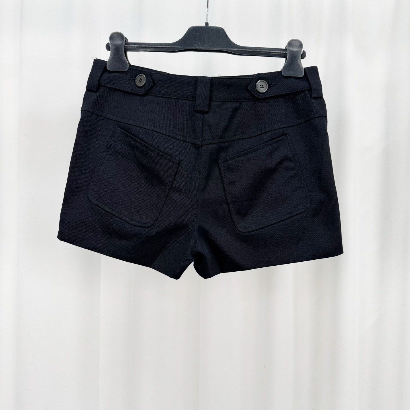 Miu Miu Miu Miu Black Pocket Casual Shorts Size 40" / US 18 - 2 Thumbnail