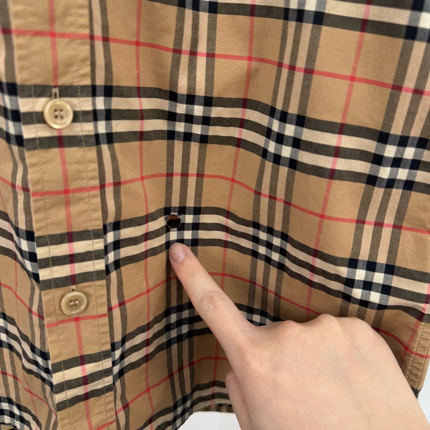 Burberry Burberry Classic Check Short-Sleeve Shirt Size XS / US 0-2 / IT 36-38 - 5 Thumbnail