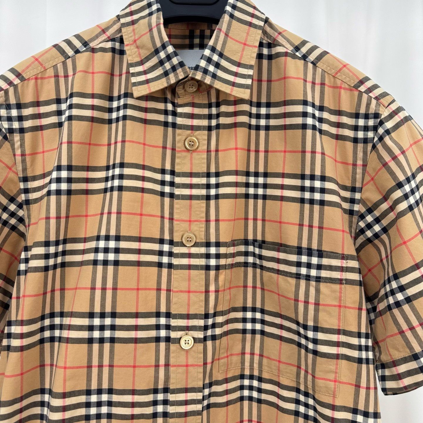 Burberry Burberry Classic Check Short-Sleeve Shirt Size XS / US 0-2 / IT 36-38 - 3 Thumbnail