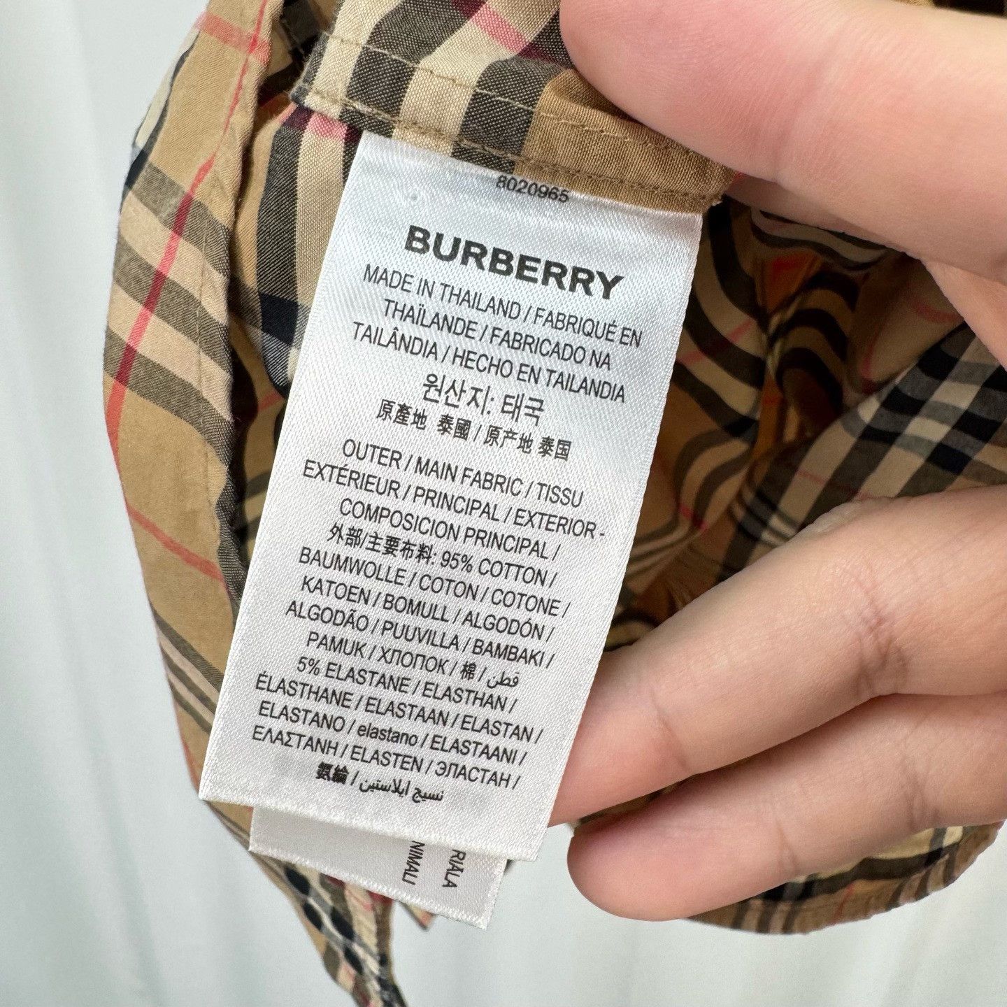 Burberry Burberry Classic Check Short-Sleeve Shirt Size XS / US 0-2 / IT 36-38 - 7 Thumbnail