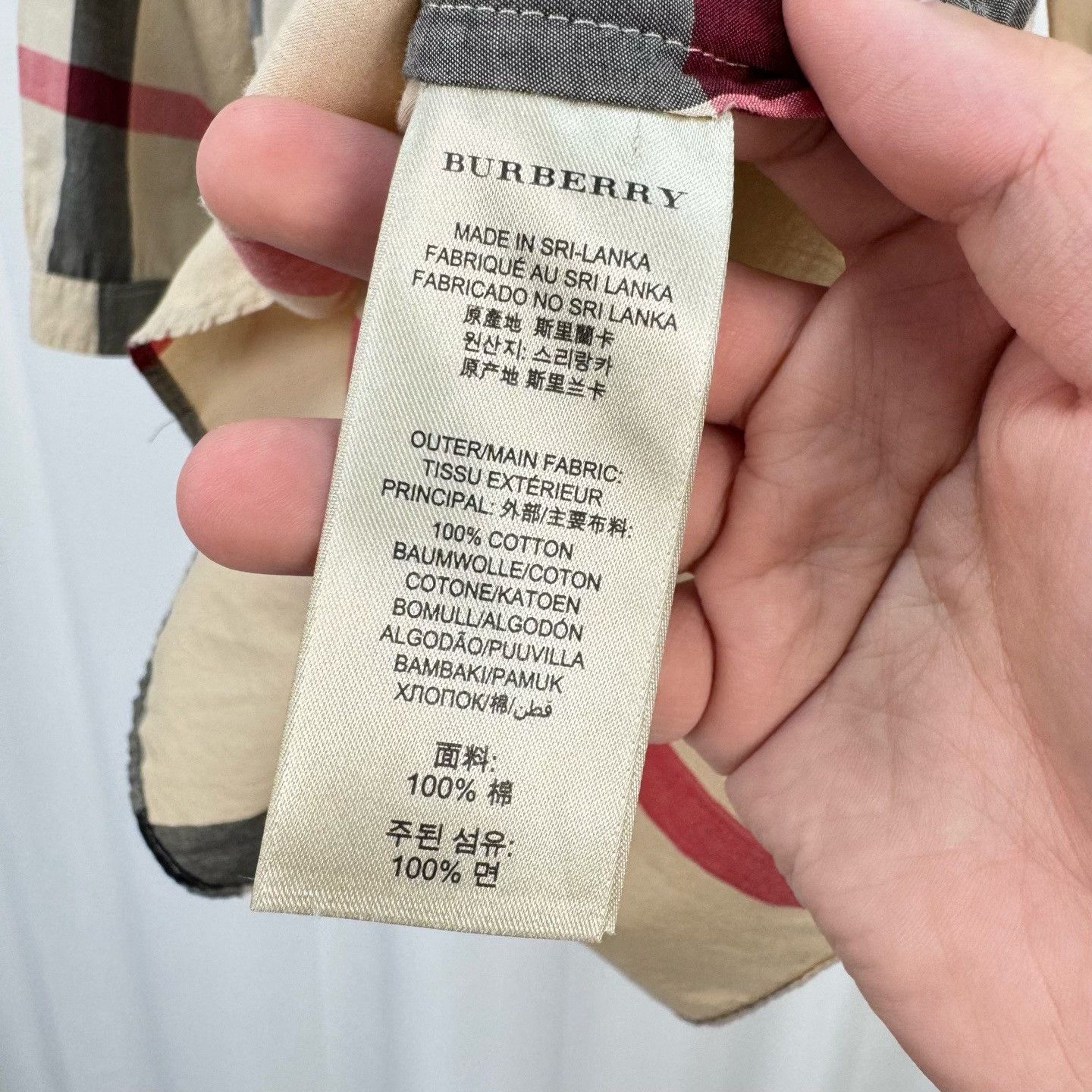 Burberry Burberry Classic Check Shirt Size XS / US 0-2 / IT 36-38 - 6 Thumbnail