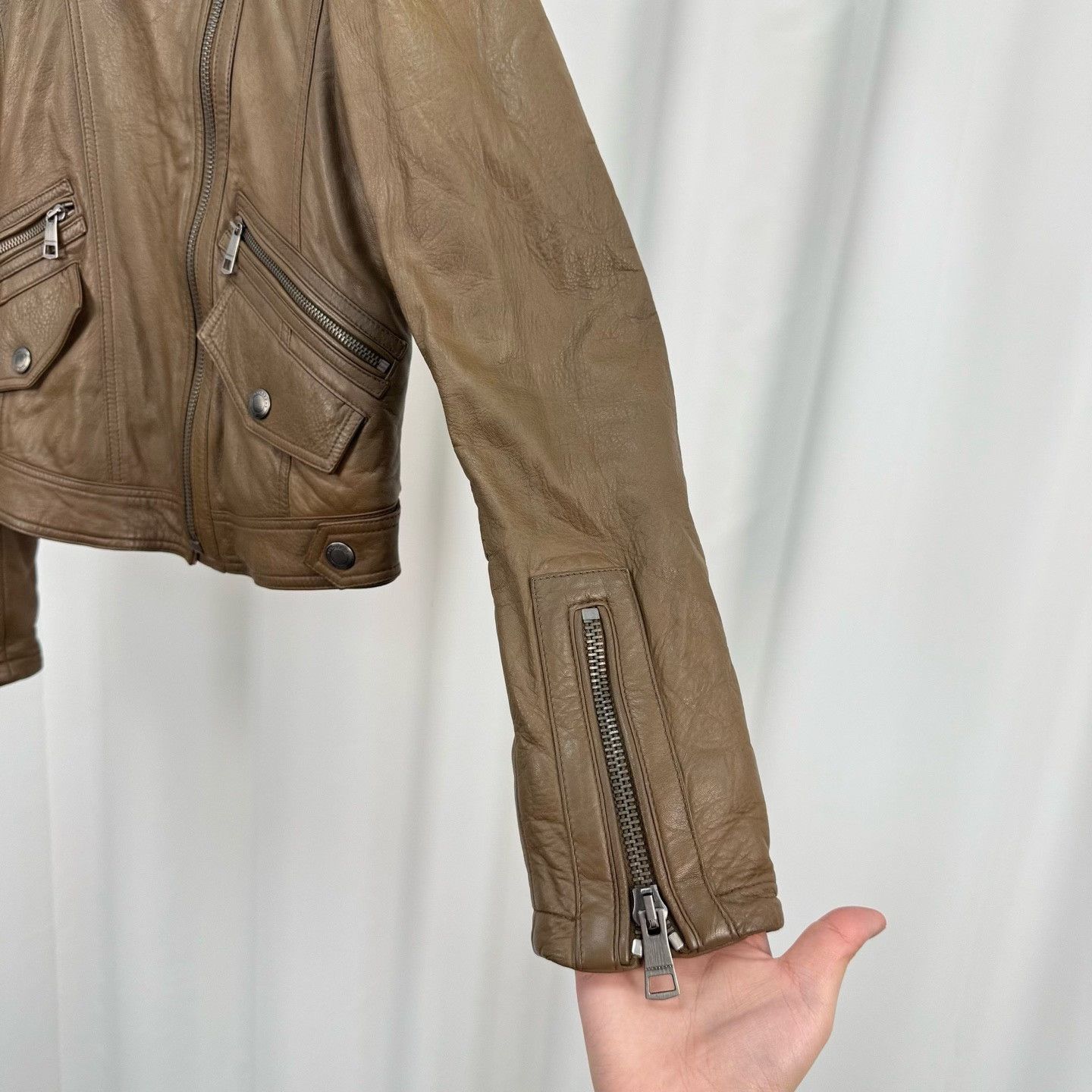 Burberry Burberry Quilted Check Lining Sheepskin Jacket Size XS / US 0-2 / IT 36-38 - 4 Thumbnail