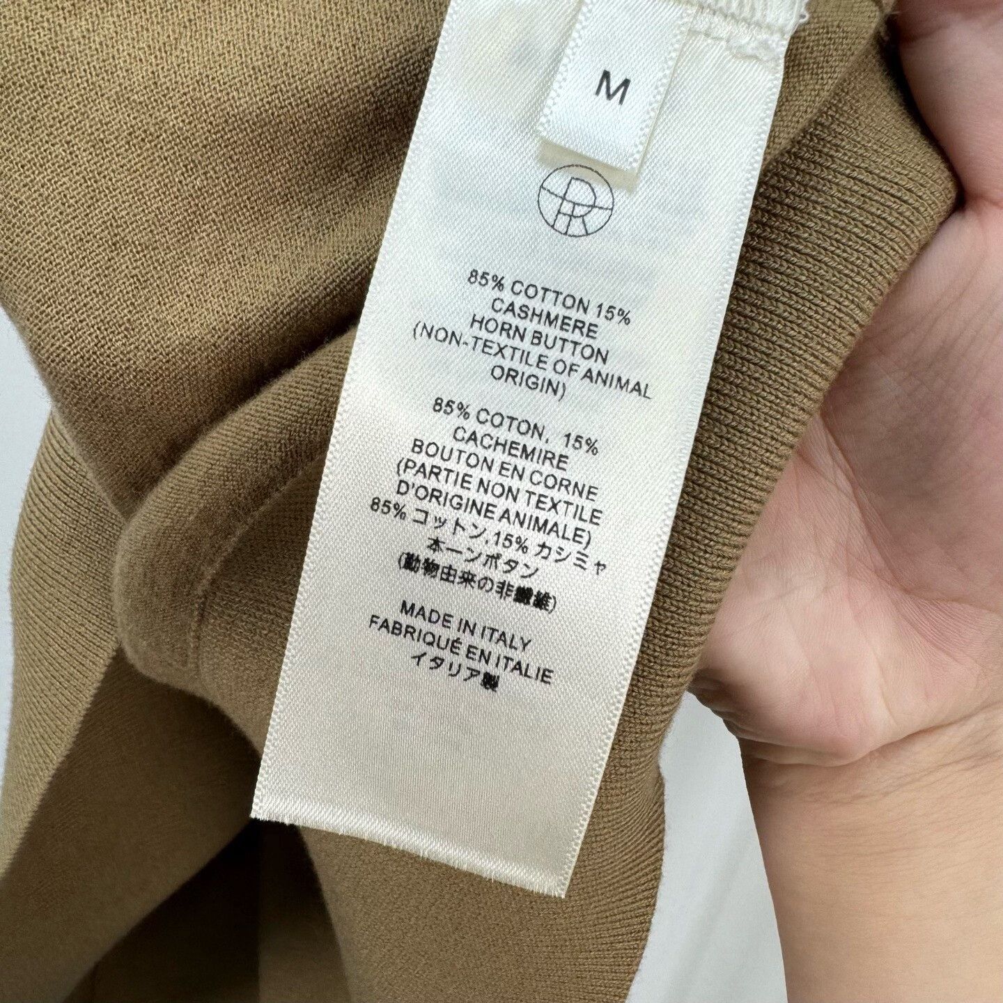 The Row The Row Tiago Cashmere Knit Polo Size M / US 6-8 / IT 42-44 - 4 Thumbnail