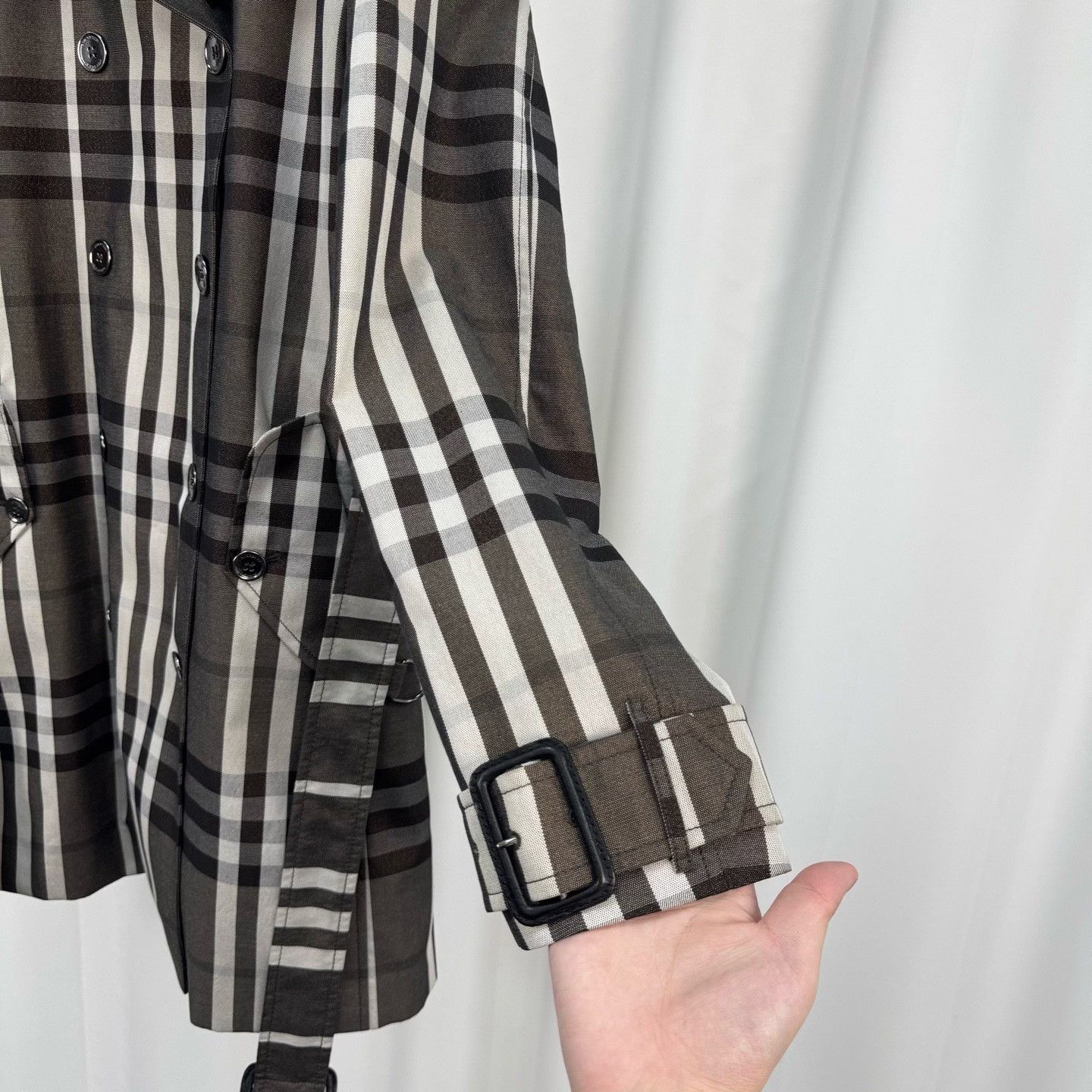 Burberry Burberry Trench Coat with Check Lining & Print Size S / US 4 / IT 40 - 4 Thumbnail