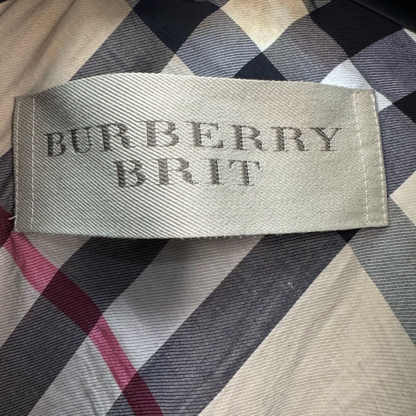 Burberry Burberry Double-Breasted Wool Leather Panel Coat Size XXS / US 00 / IT 34 - 5 Thumbnail