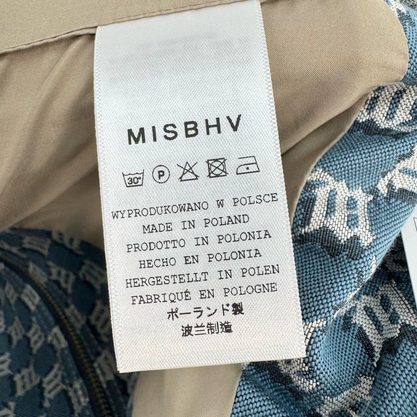 Misbhv MISBHV New All-Over Print Denim Bustier Size S / US 4 / IT 40 - 6 Thumbnail