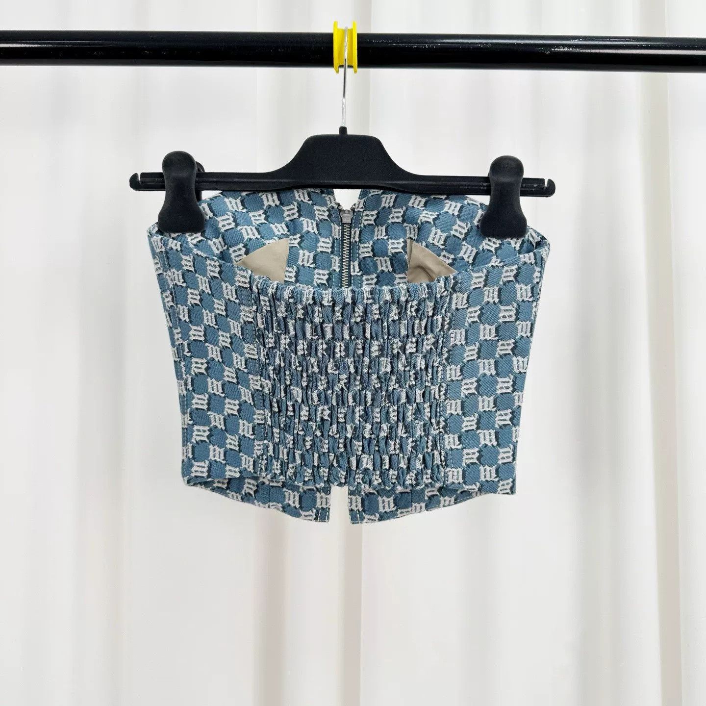 Misbhv MISBHV New All-Over Print Denim Bustier Size S / US 4 / IT 40 - 2 Thumbnail