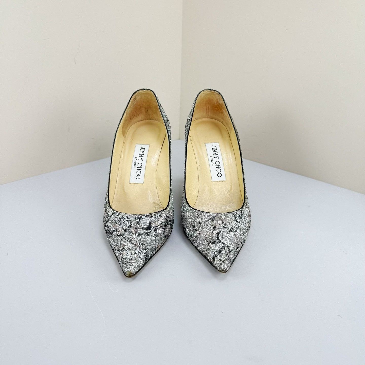 Jimmy Choo Jimmy Choo Sequin High Heels Size US 4 / IT 34 - 2 Thumbnail