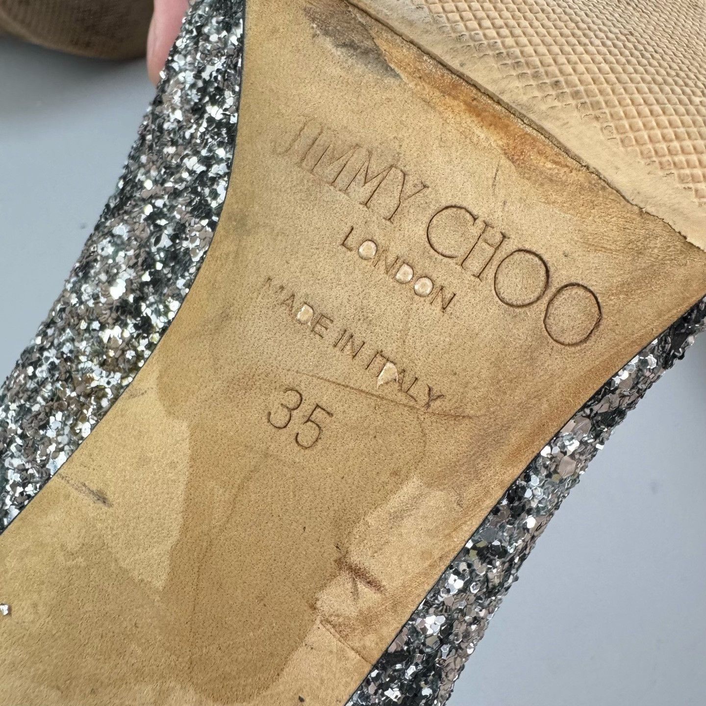 Jimmy Choo Jimmy Choo Sequin High Heels Size US 4 / IT 34 - 6 Thumbnail