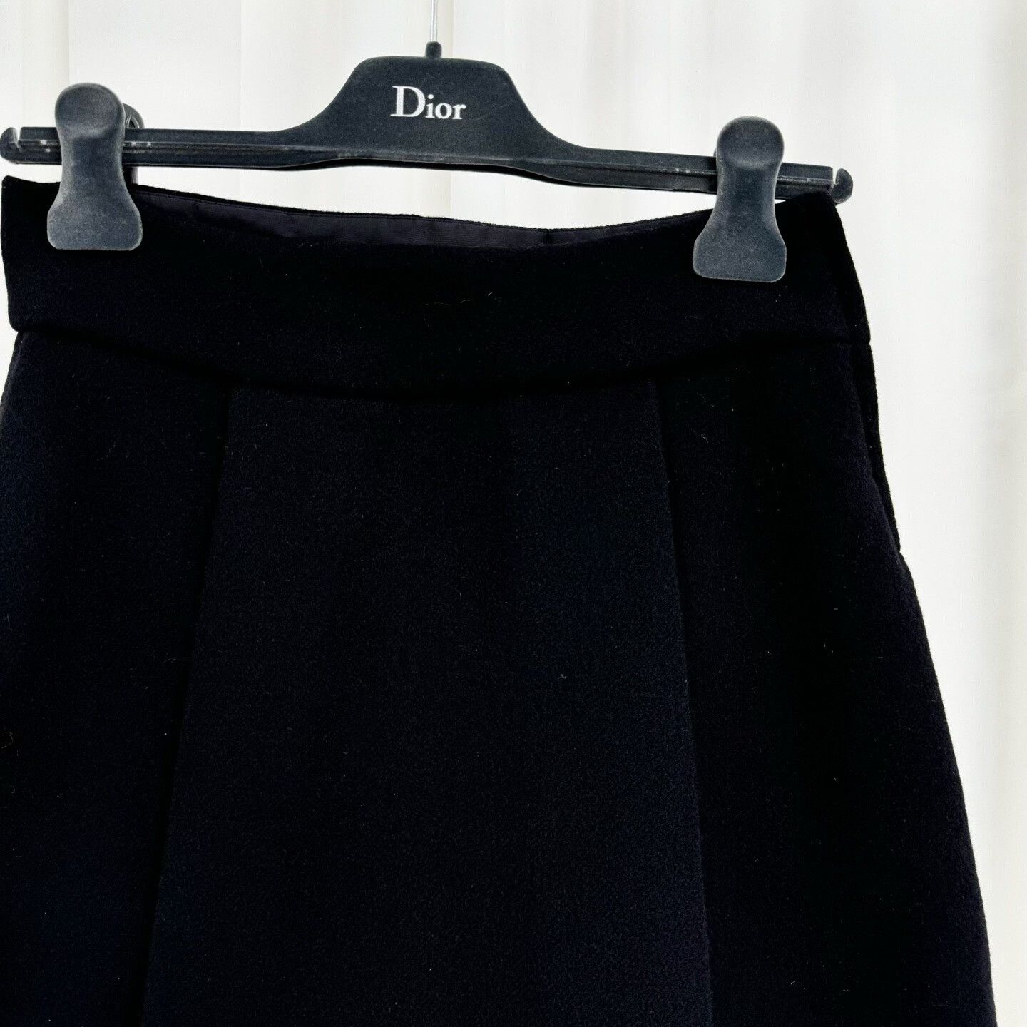 Miu Miu Miu Miu Black Wool Zip Skirt Size 40" / US 18 - 3 Thumbnail