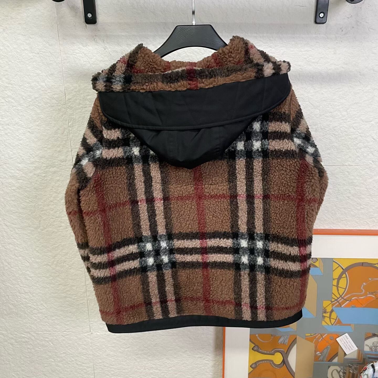 Burberry Burberry Teddy Check Coat Size S / US 4 / IT 40 - 2 Thumbnail