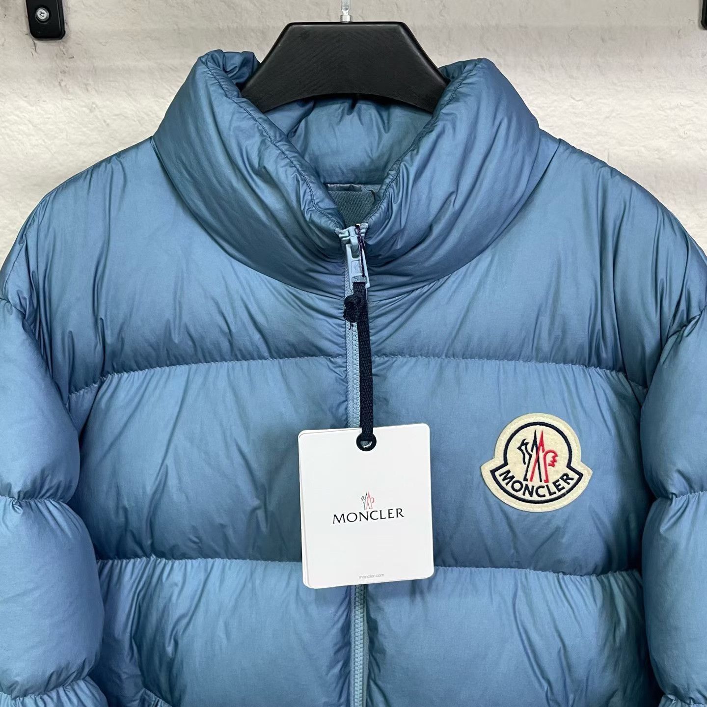 Moncler Moncler New Chest Large Logo Down Jacket Size L / US 10 / IT 46 - 3 Thumbnail