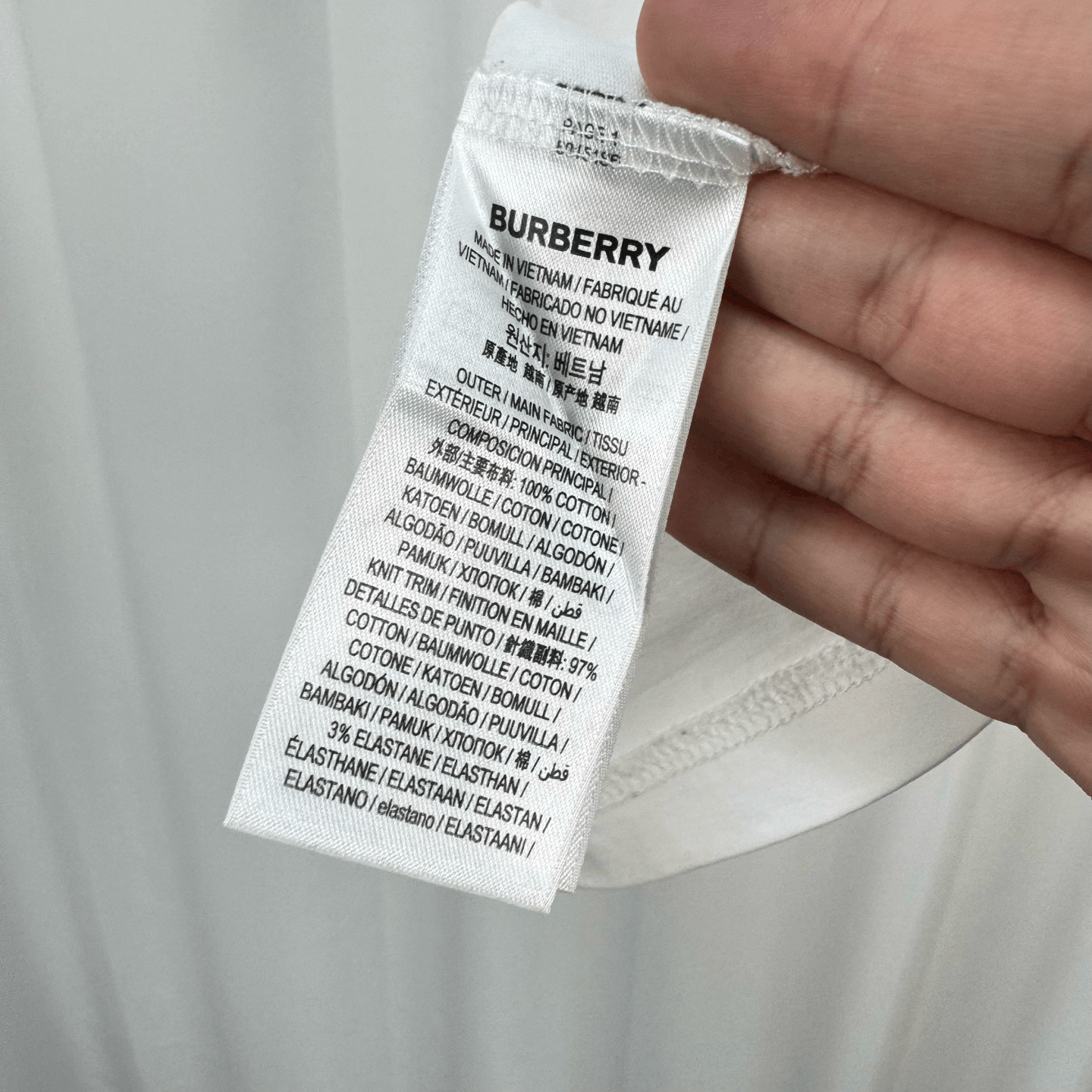 Burberry Burberry Embroidered Letter Short-Sleeve Top Size S / US 4 / IT 40 - 6 Thumbnail