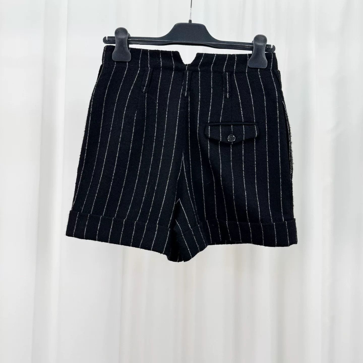 Moschino Moschino Striped Wool Shorts Size 38" / US 16 / IT 52 - 2 Thumbnail