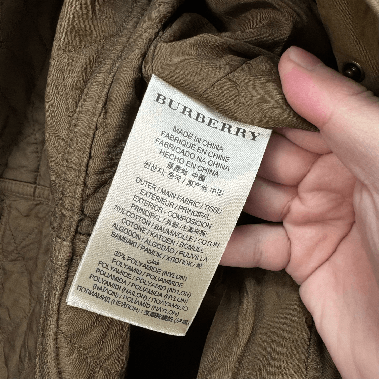 Burberry Burberry Check Cotton Coat Size XS / US 0-2 / IT 36-38 - 8 Thumbnail