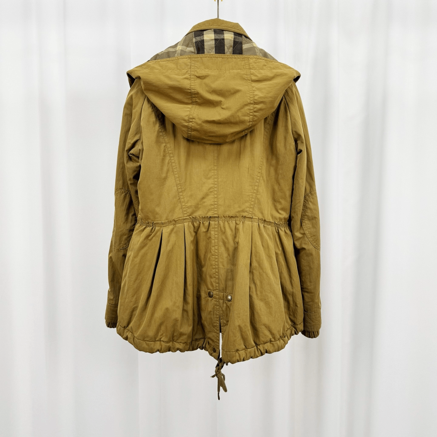 Burberry Burberry Check Cotton Coat Size XS / US 0-2 / IT 36-38 - 2 Thumbnail