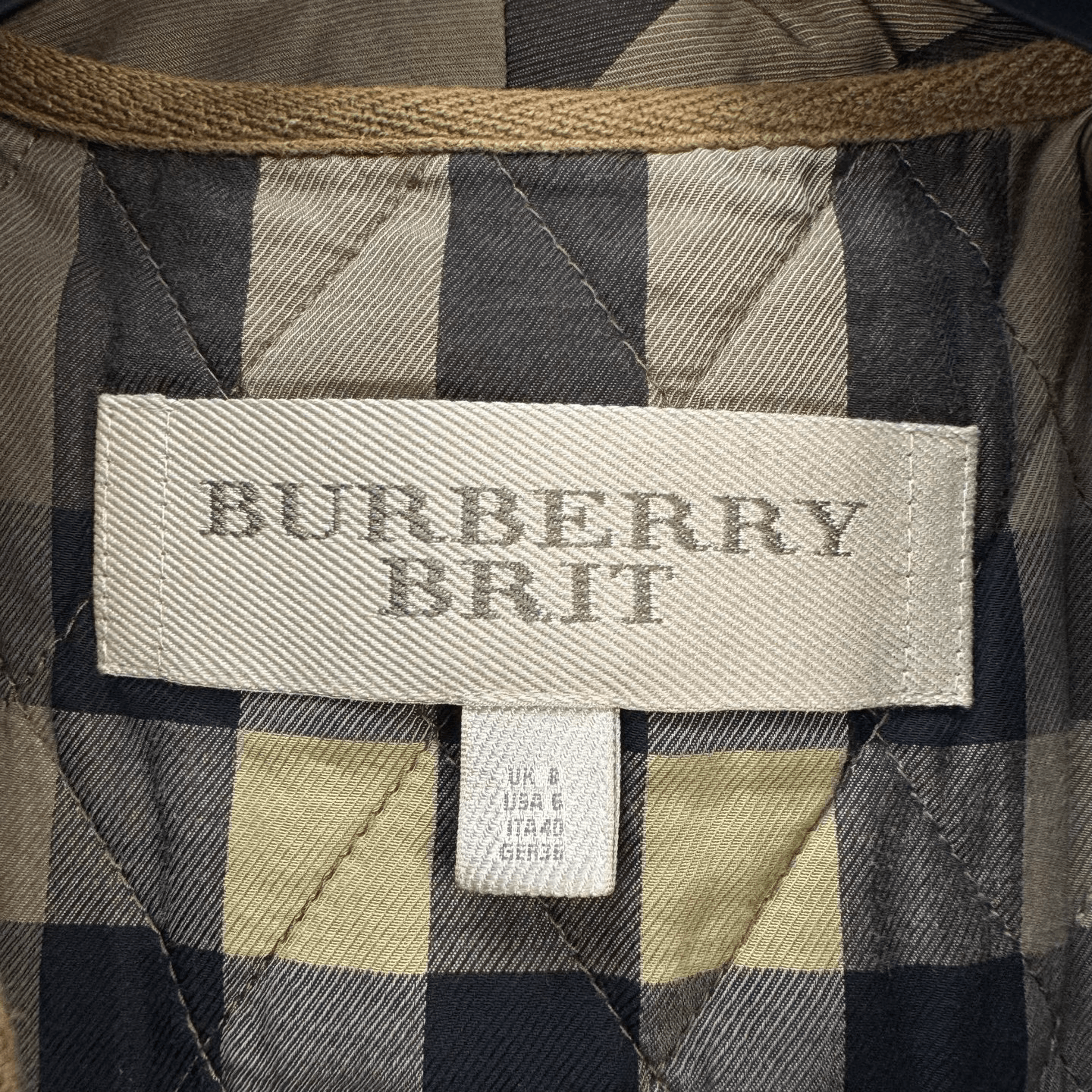Burberry Burberry Check Cotton Coat Size XS / US 0-2 / IT 36-38 - 7 Thumbnail