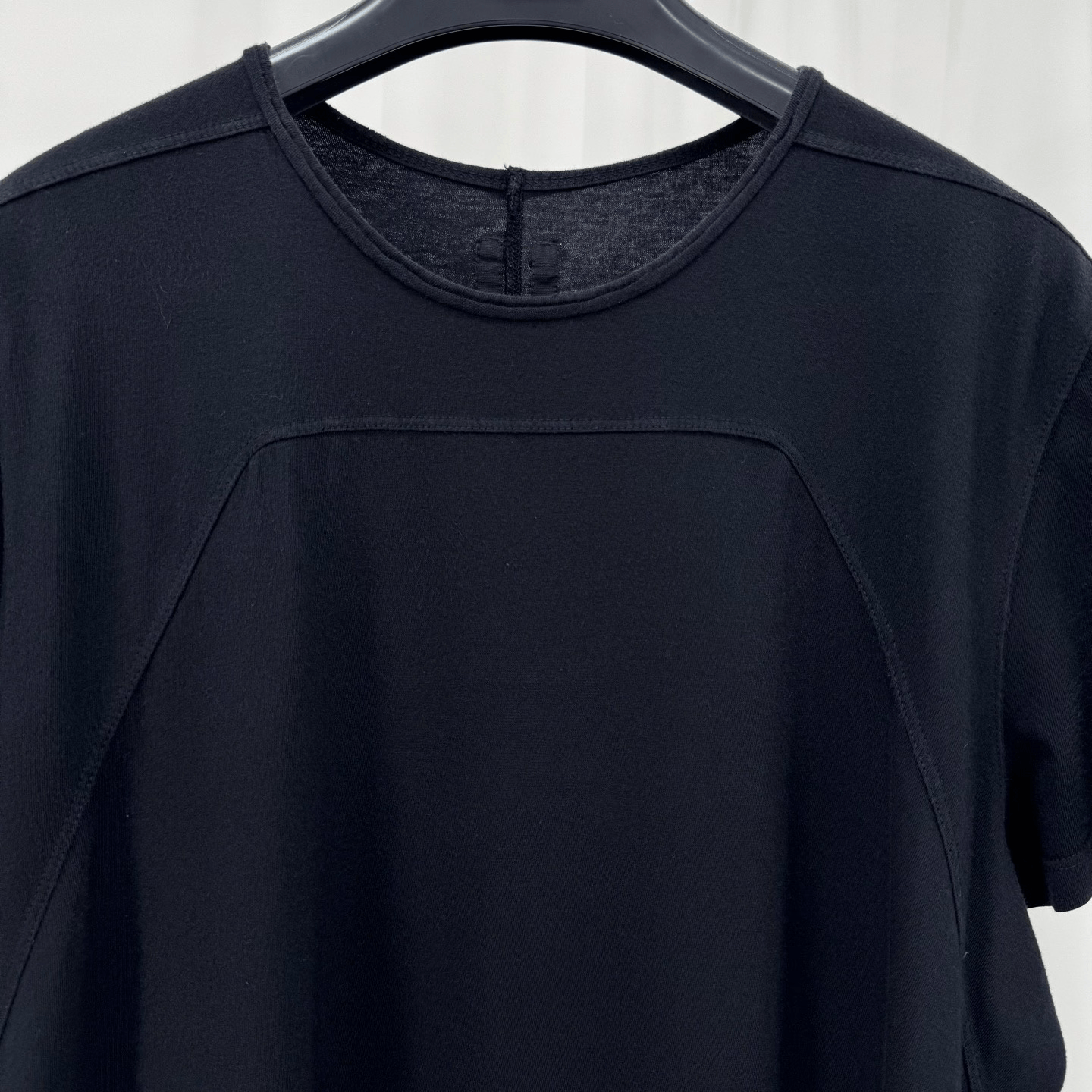 Rick Owens Drkshdw Rick Owens Drkshdw Black Long Tailored Short-Sleeve Size XS / US 0-2 / IT 36-38 - 3 Thumbnail