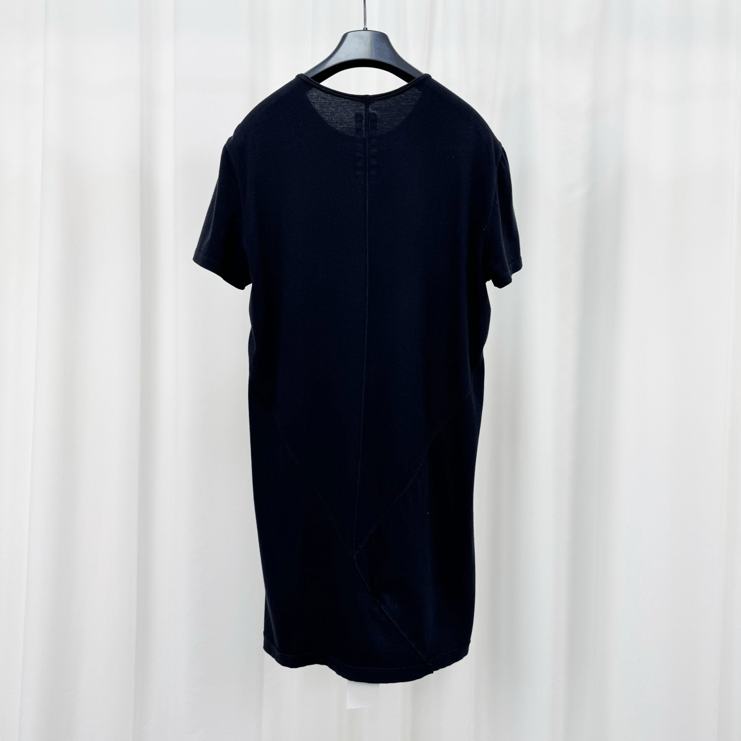 Rick Owens Drkshdw Rick Owens Drkshdw Black Long Tailored Short-Sleeve Size XS / US 0-2 / IT 36-38 - 2 Thumbnail
