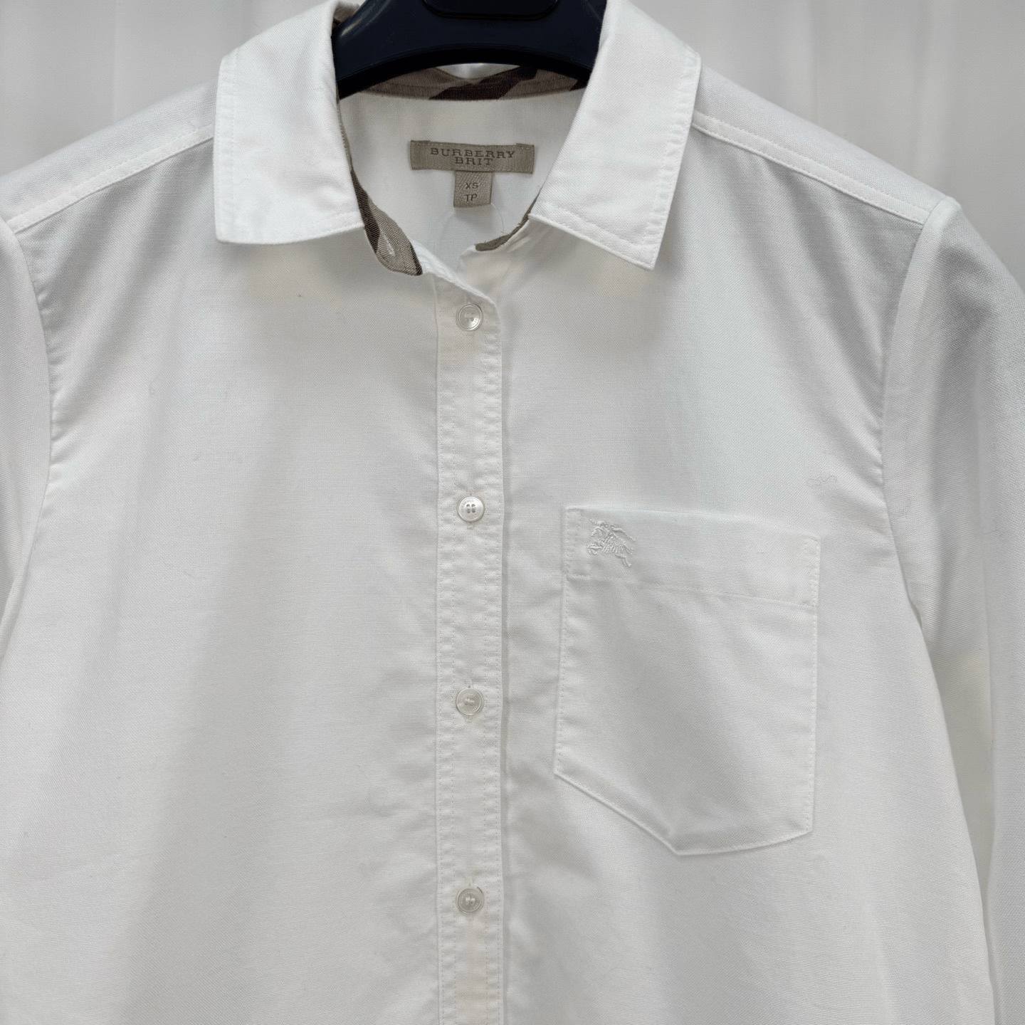 Burberry Burberry Horse Embroidered Check Shirt Size XS / US 0-2 / IT 36-38 - 3 Thumbnail