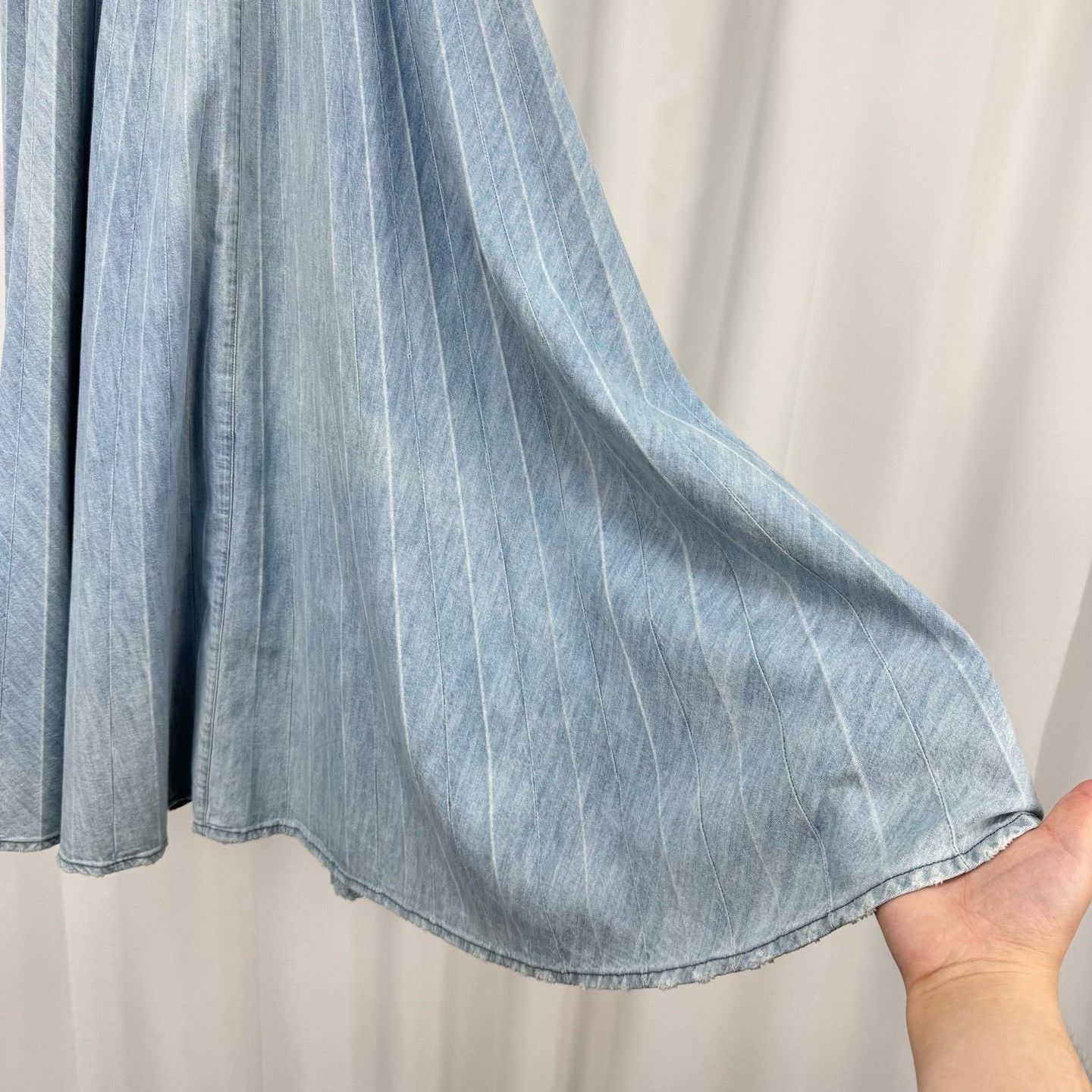 Miu Miu Miu Miu Embroidered Letter Denim Skirt Size 38" / US 16 / IT 52 - 3 Thumbnail