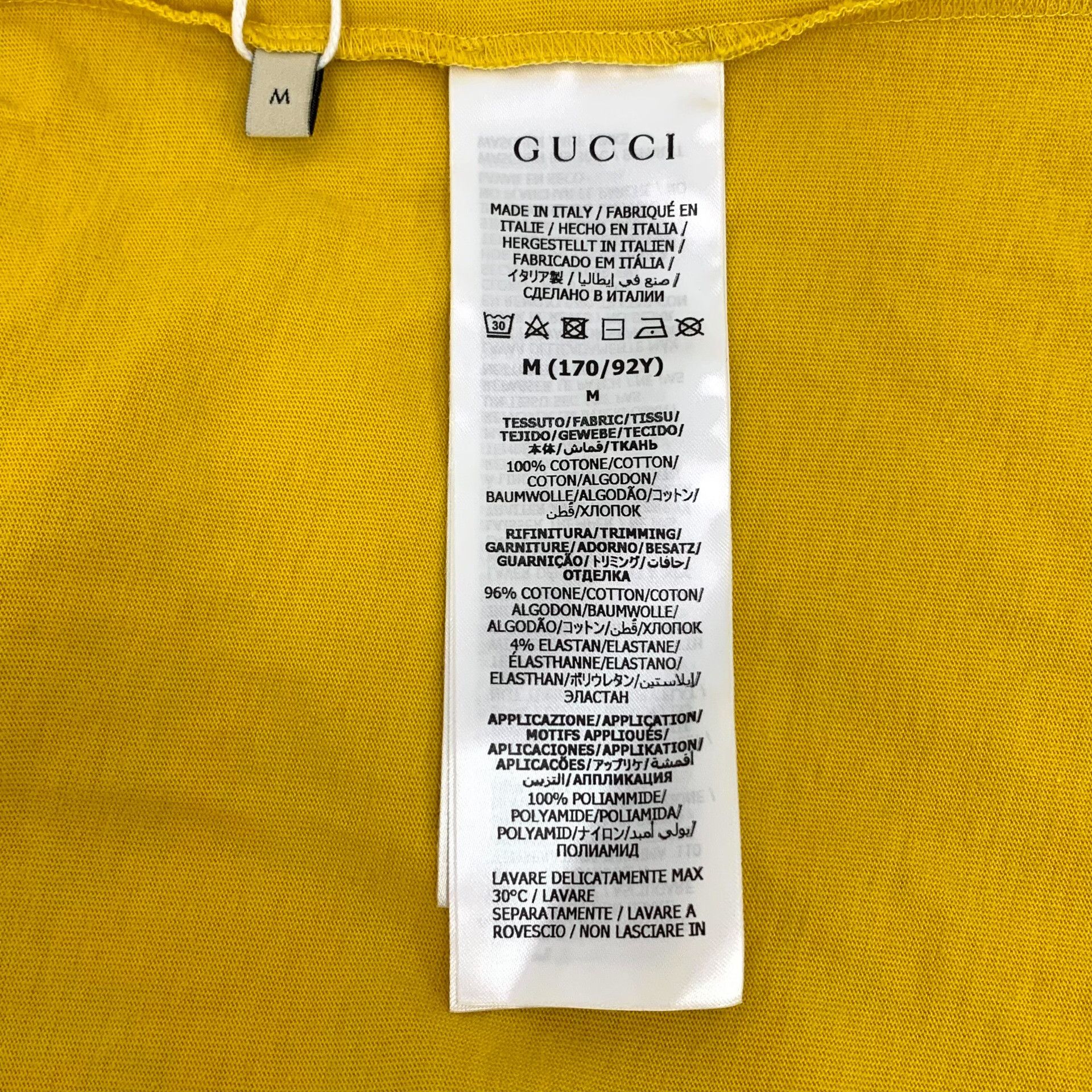 Gucci Gucci x Adidas Logo Print V-Neck T-Shirt M Size US M / EU 48-50 / 2 - 7 Thumbnail